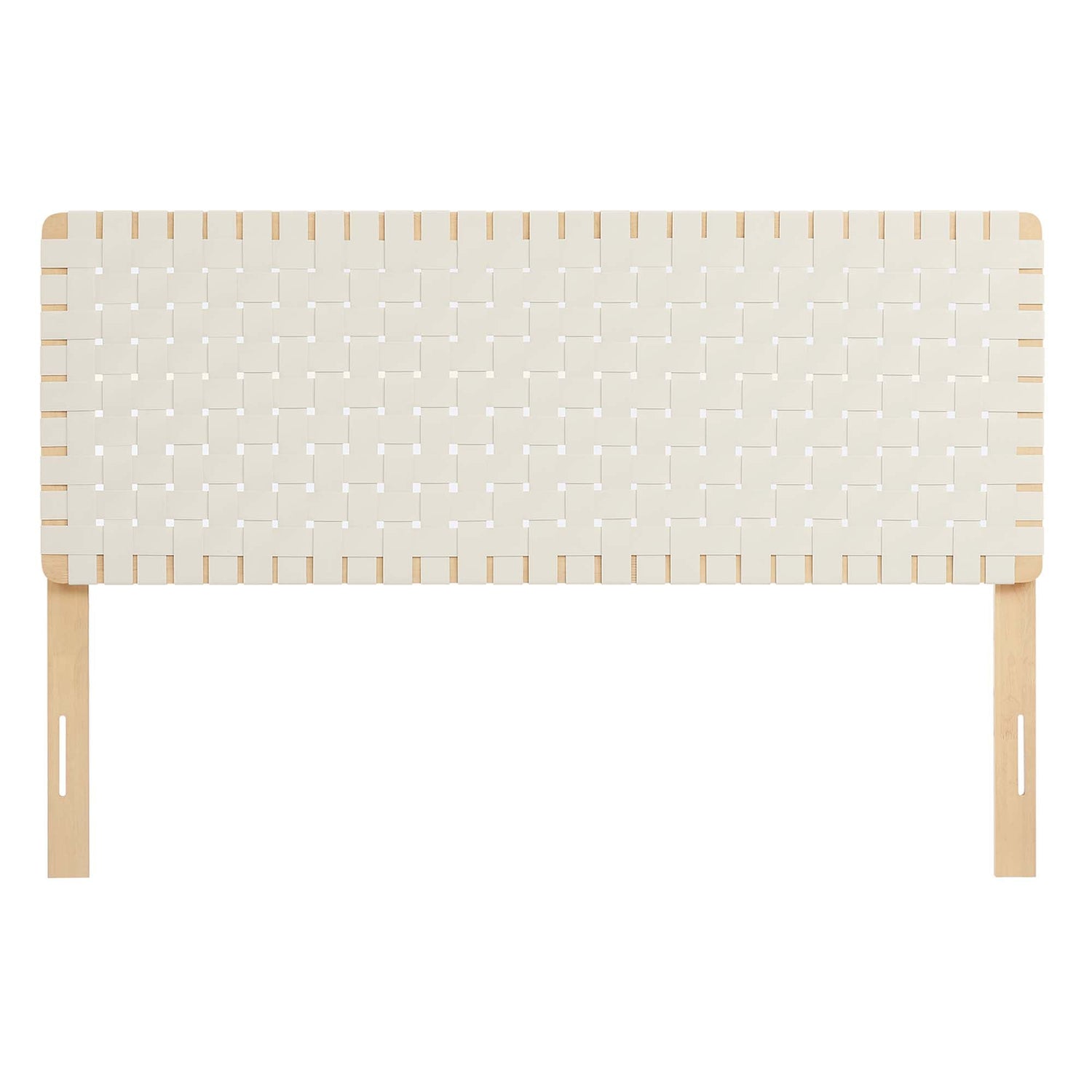 Sparta Woven Vegan Leather Headboard by Modway