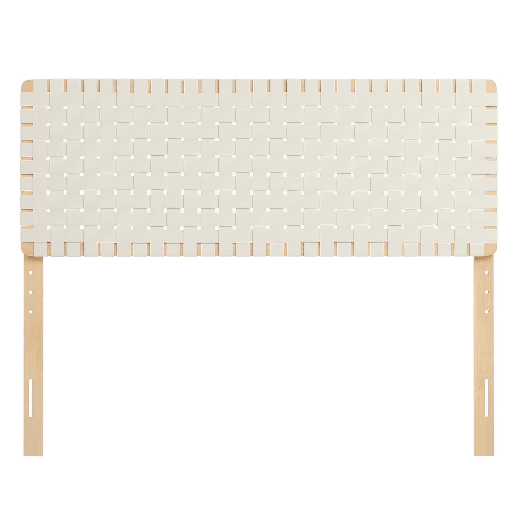 Sparta Woven Vegan Leather Headboard by Modway