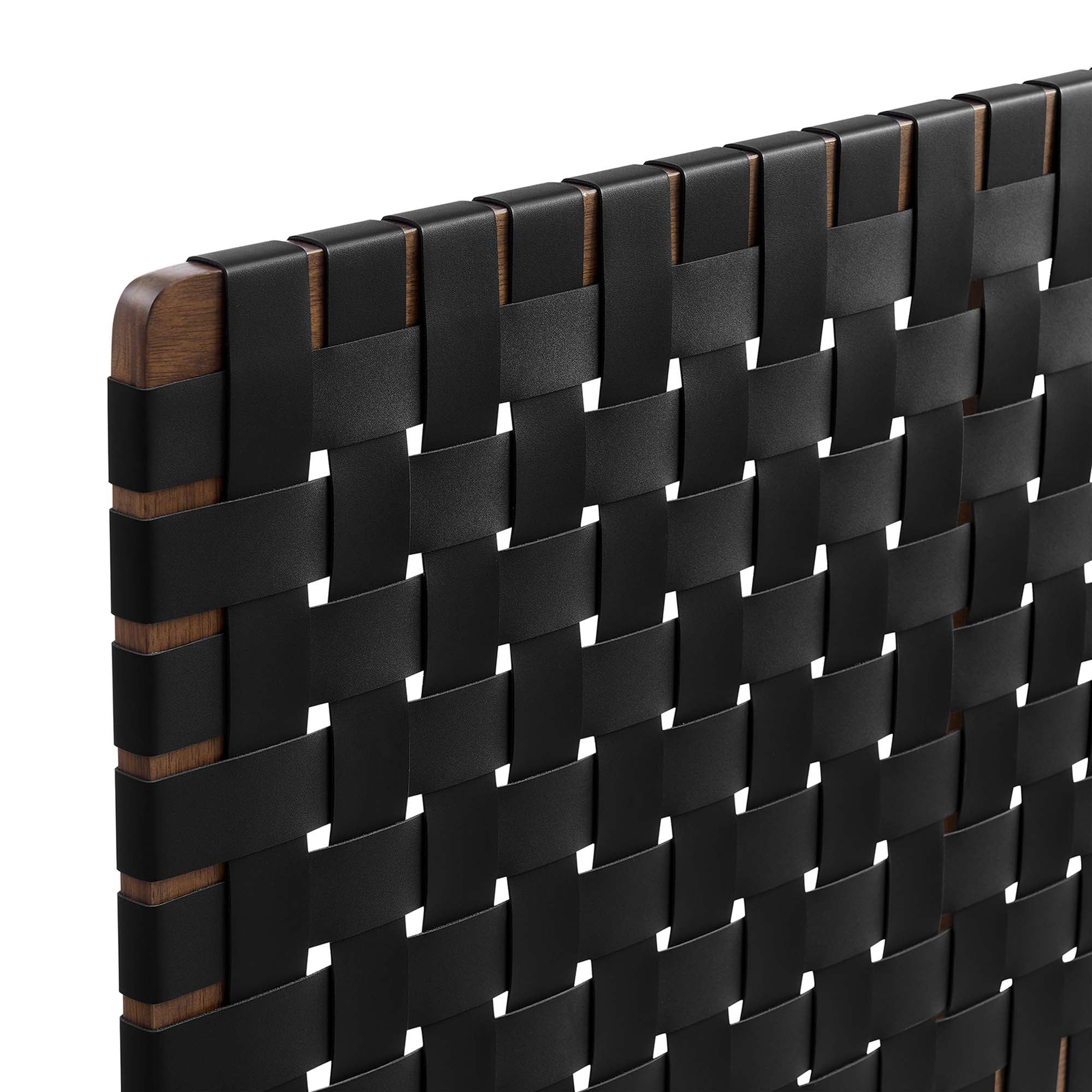 Sparta Woven Vegan Leather Headboard by Modway