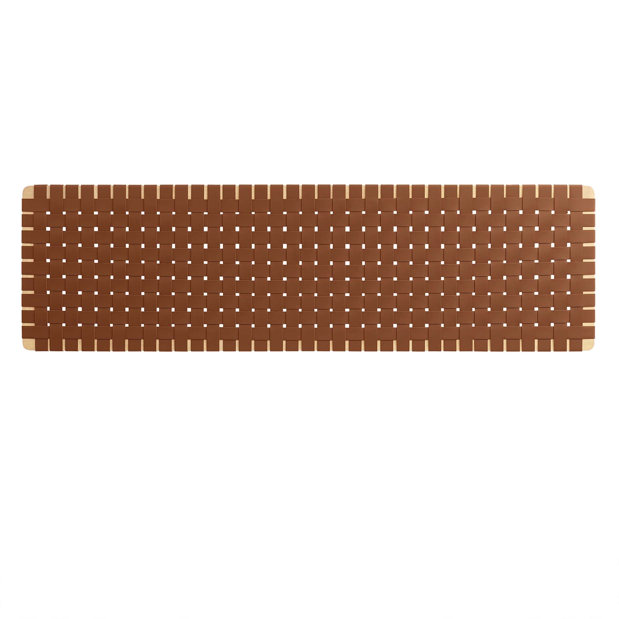 Sparta Woven Wall-Mount Vegan Leather Headboard by Modway