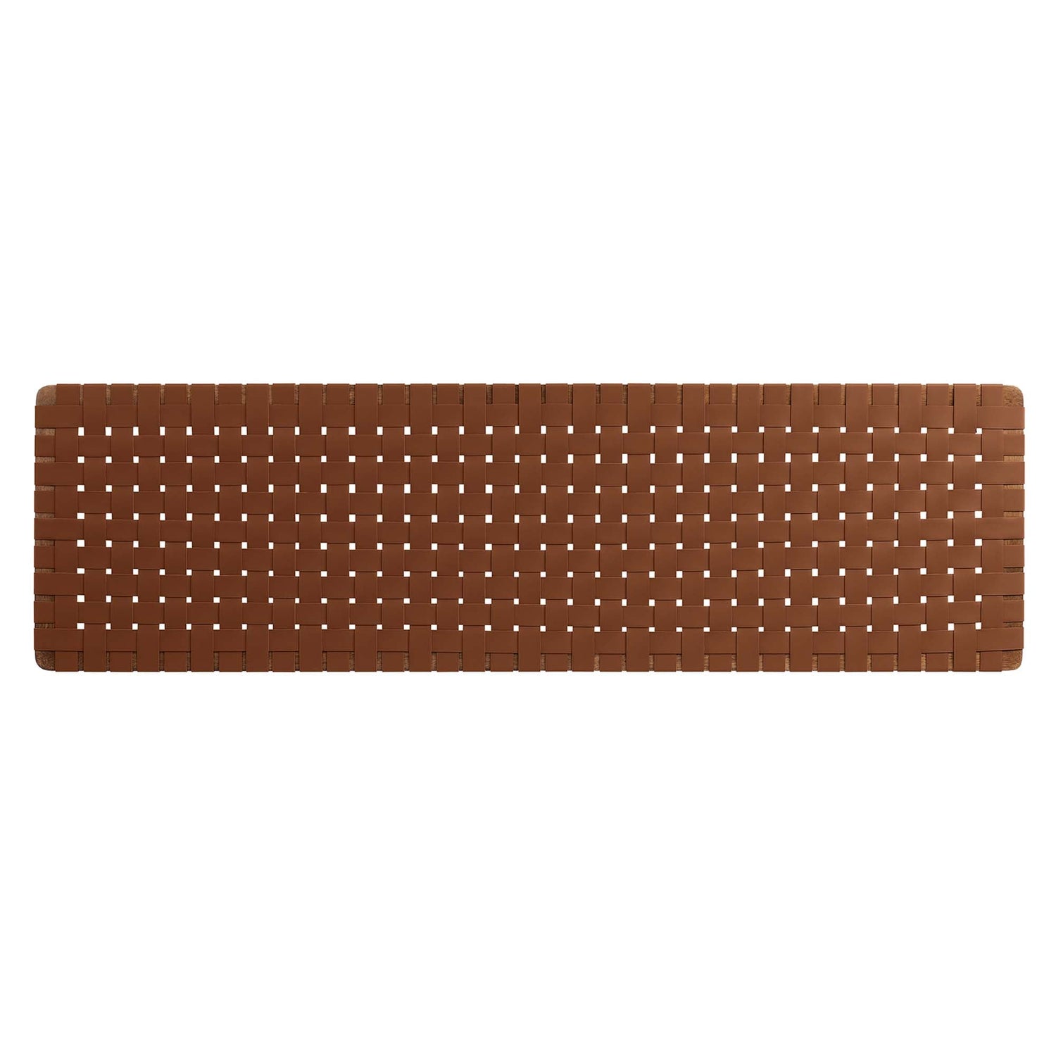 Sparta Woven Wall-Mount Vegan Leather Headboard by Modway