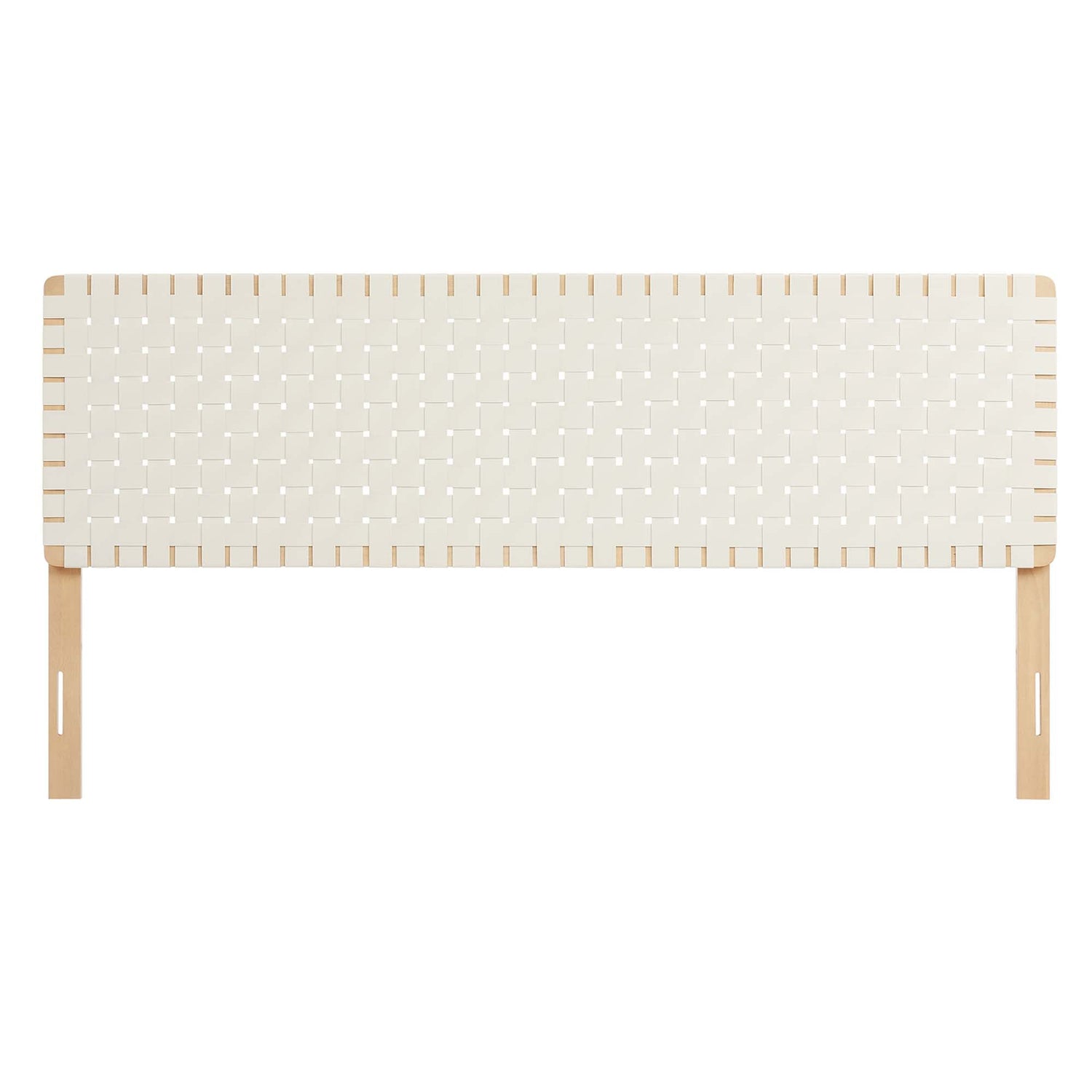 Sparta Woven Vegan Leather Headboard by Modway