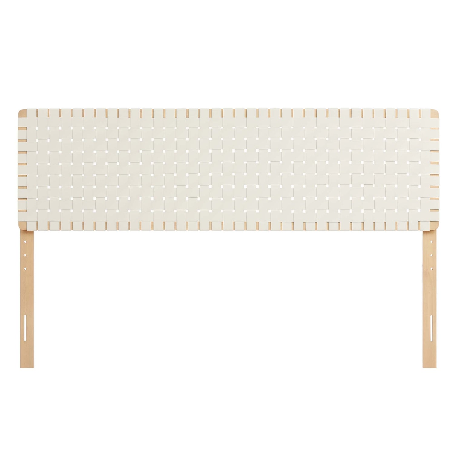 Sparta Woven Vegan Leather Headboard by Modway