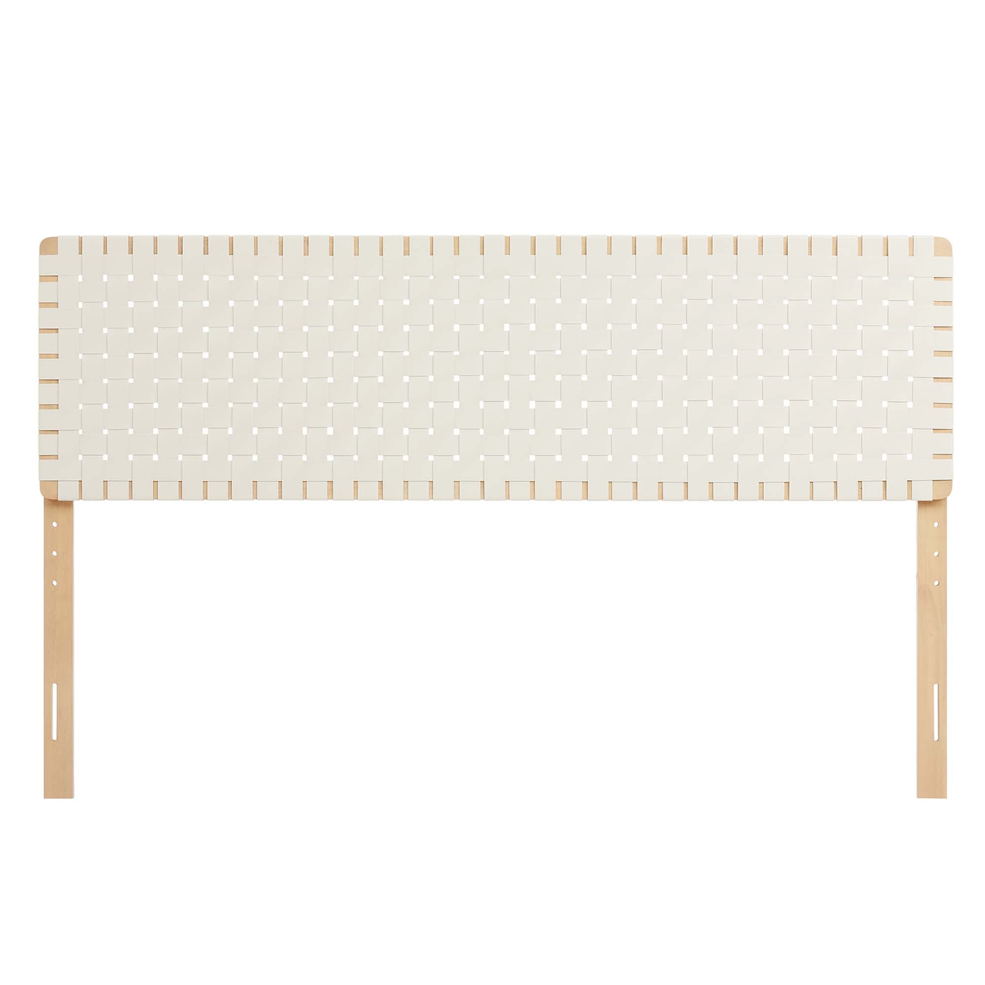Sparta Woven Vegan Leather Headboard by Modway