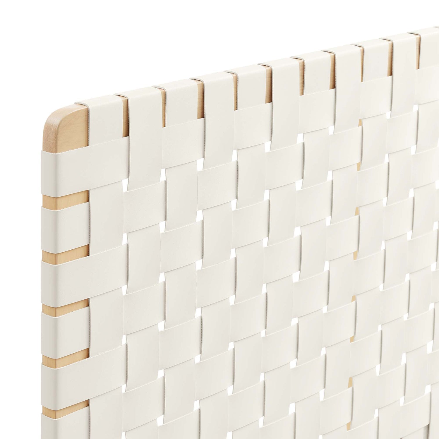 Sparta Woven Vegan Leather Headboard by Modway
