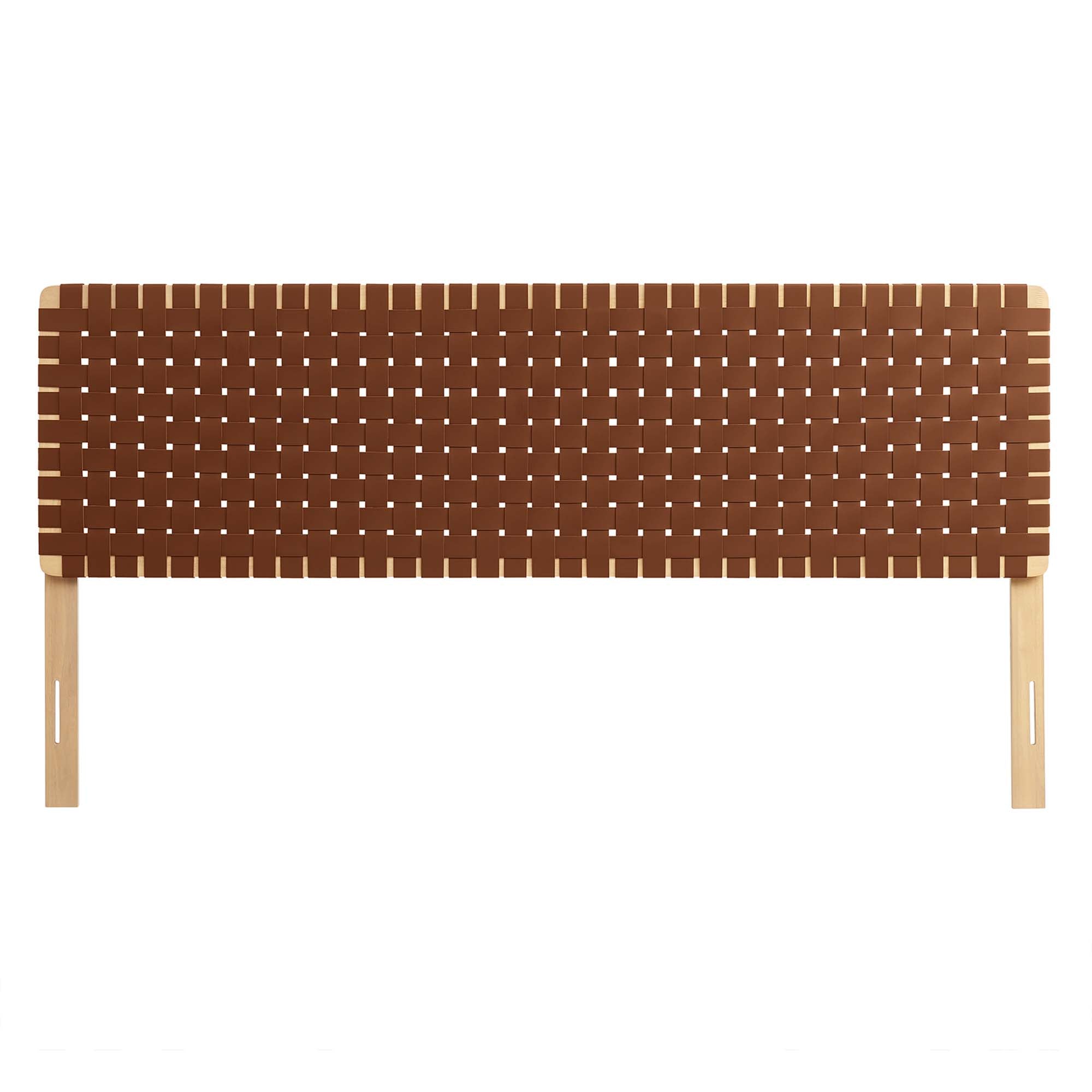 Sparta Woven Vegan Leather Headboard by Modway