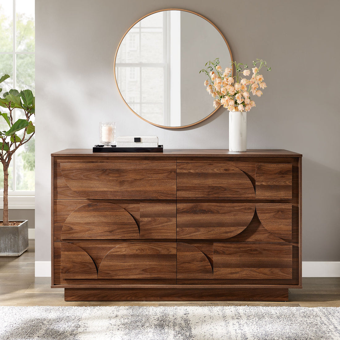 Bulwark 6-Drawer Dresser by Modway