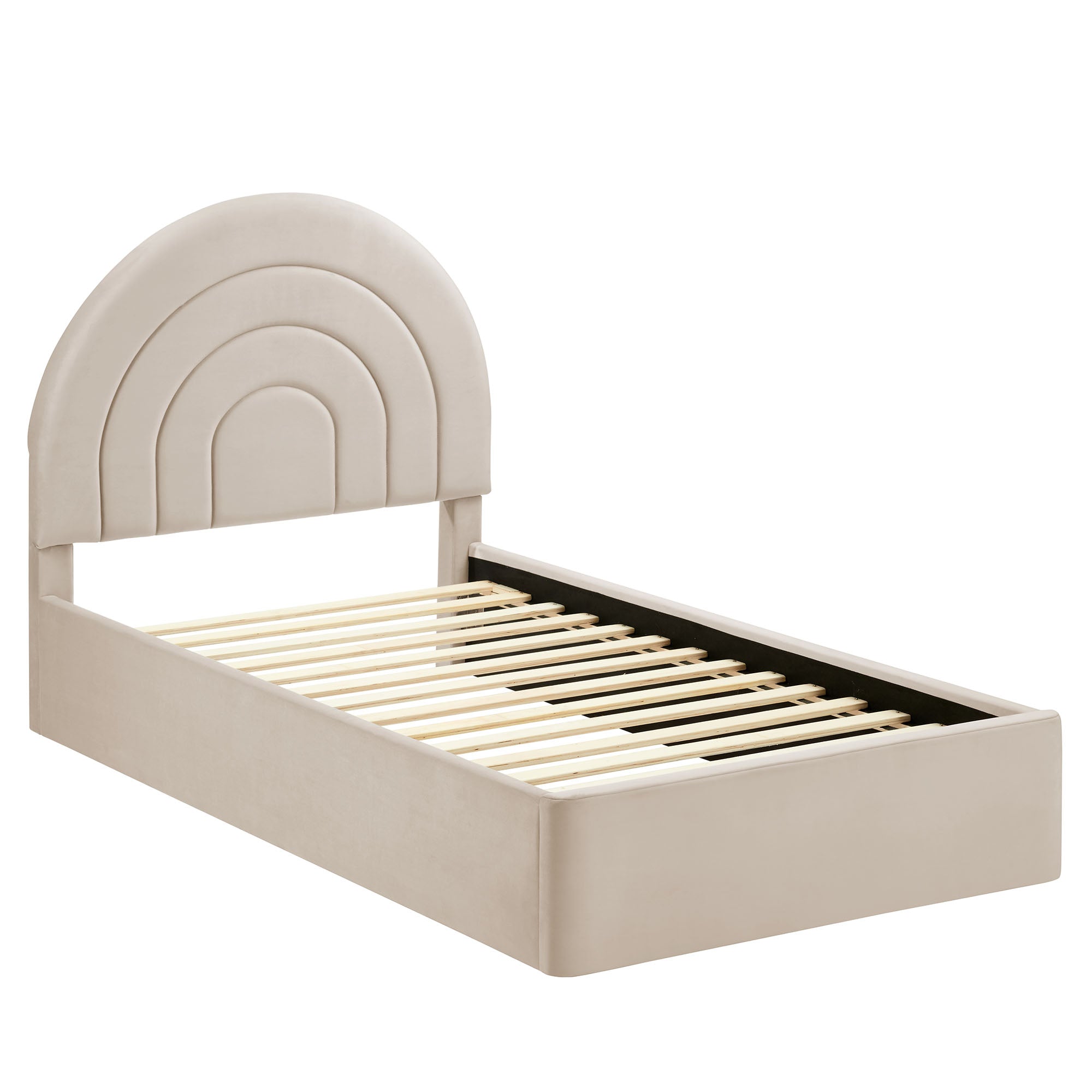 Solana Arched Performance Velvet Platform Bed by Modway