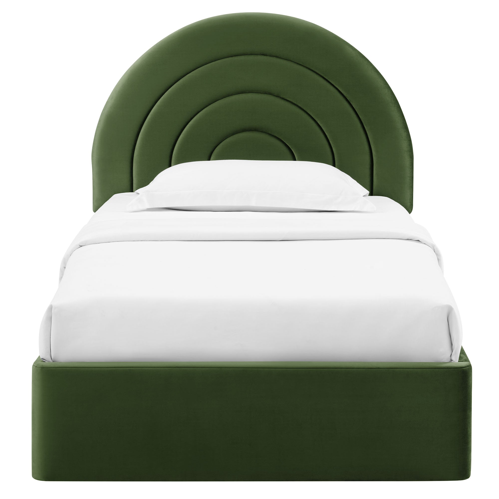 Solana Arched Performance Velvet Platform Bed by Modway