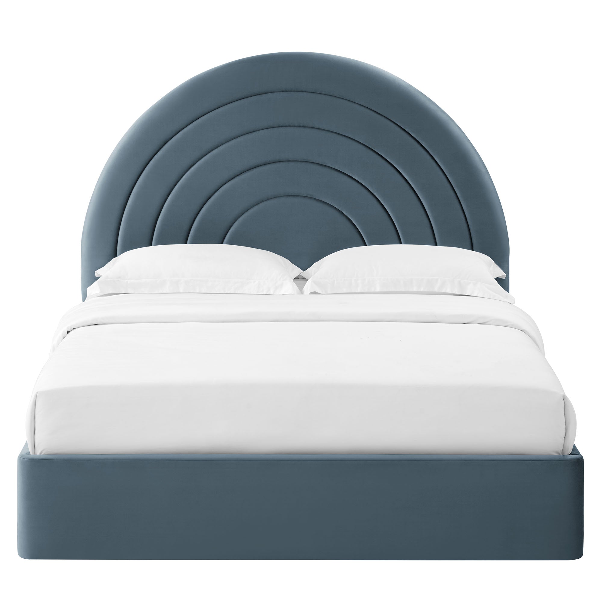 Solana Arched Performance Velvet Platform Bed by Modway