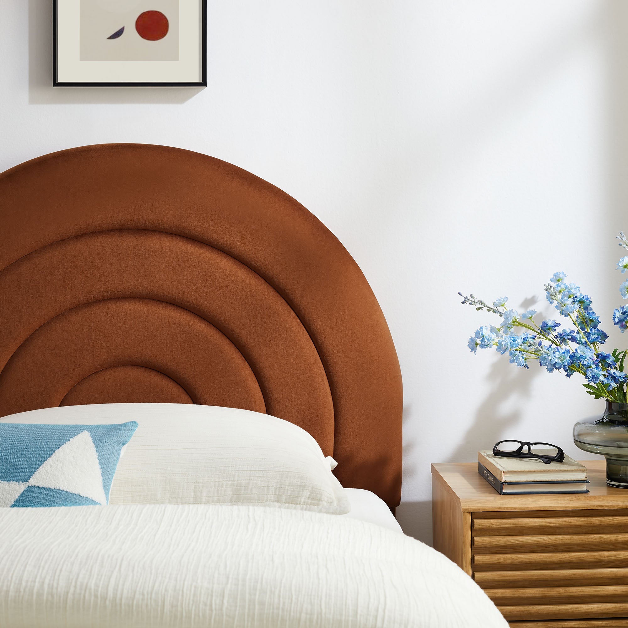 Solana Arched Performance Velvet Headboard by Modway
