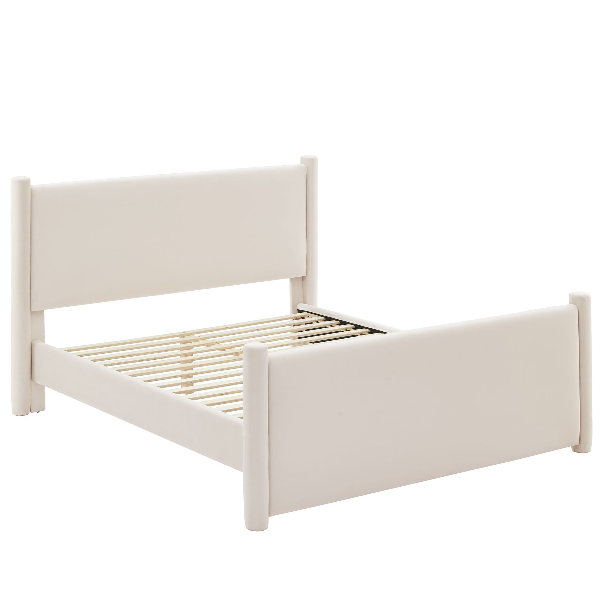 Rael Performance Velvet Platform Bed by Modway