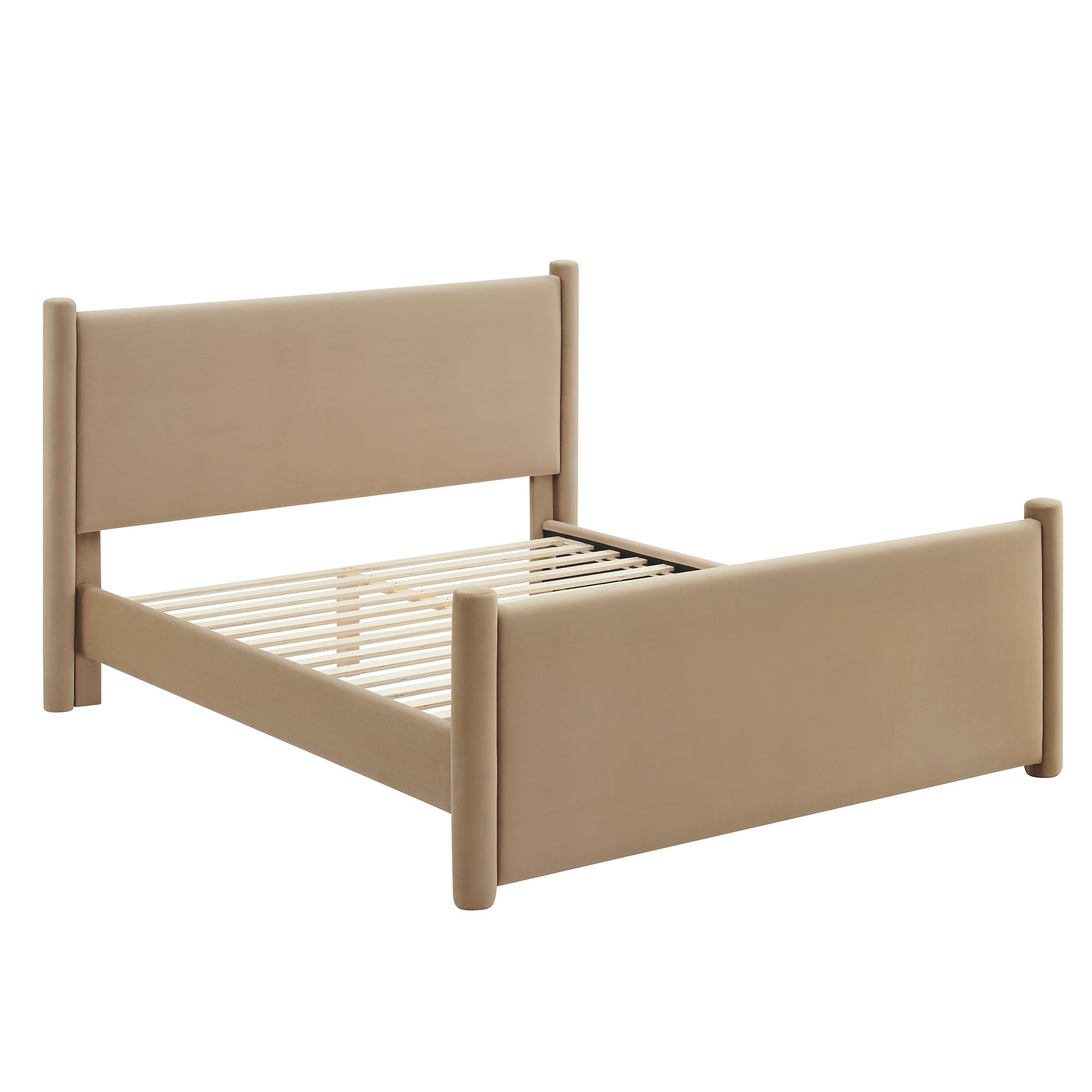 Rael Performance Velvet Platform Bed by Modway