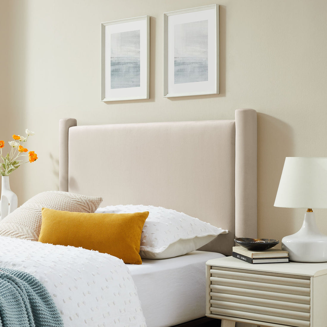 Rael Performance Velvet Headboard by Modway