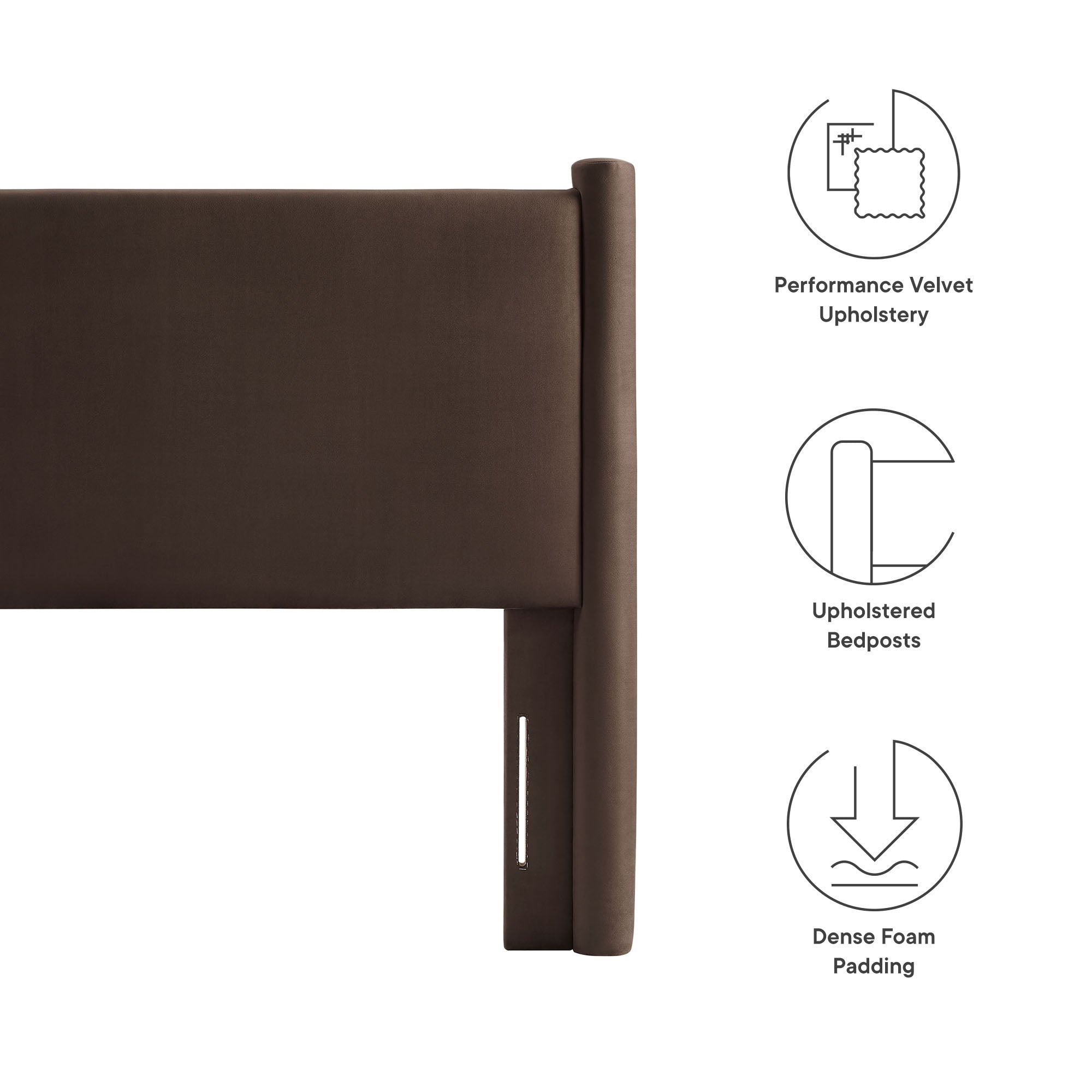 Rael Performance Velvet Headboard by Modway