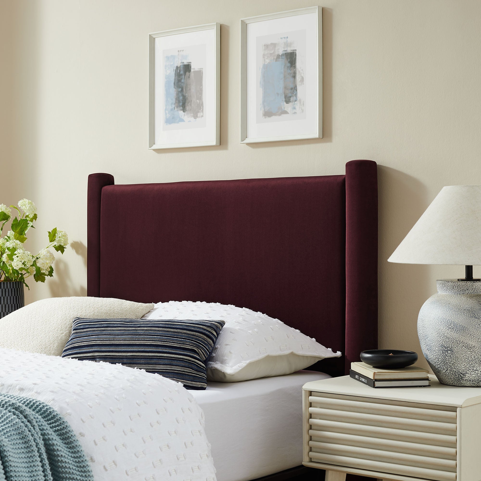 Rael Performance Velvet Headboard by Modway