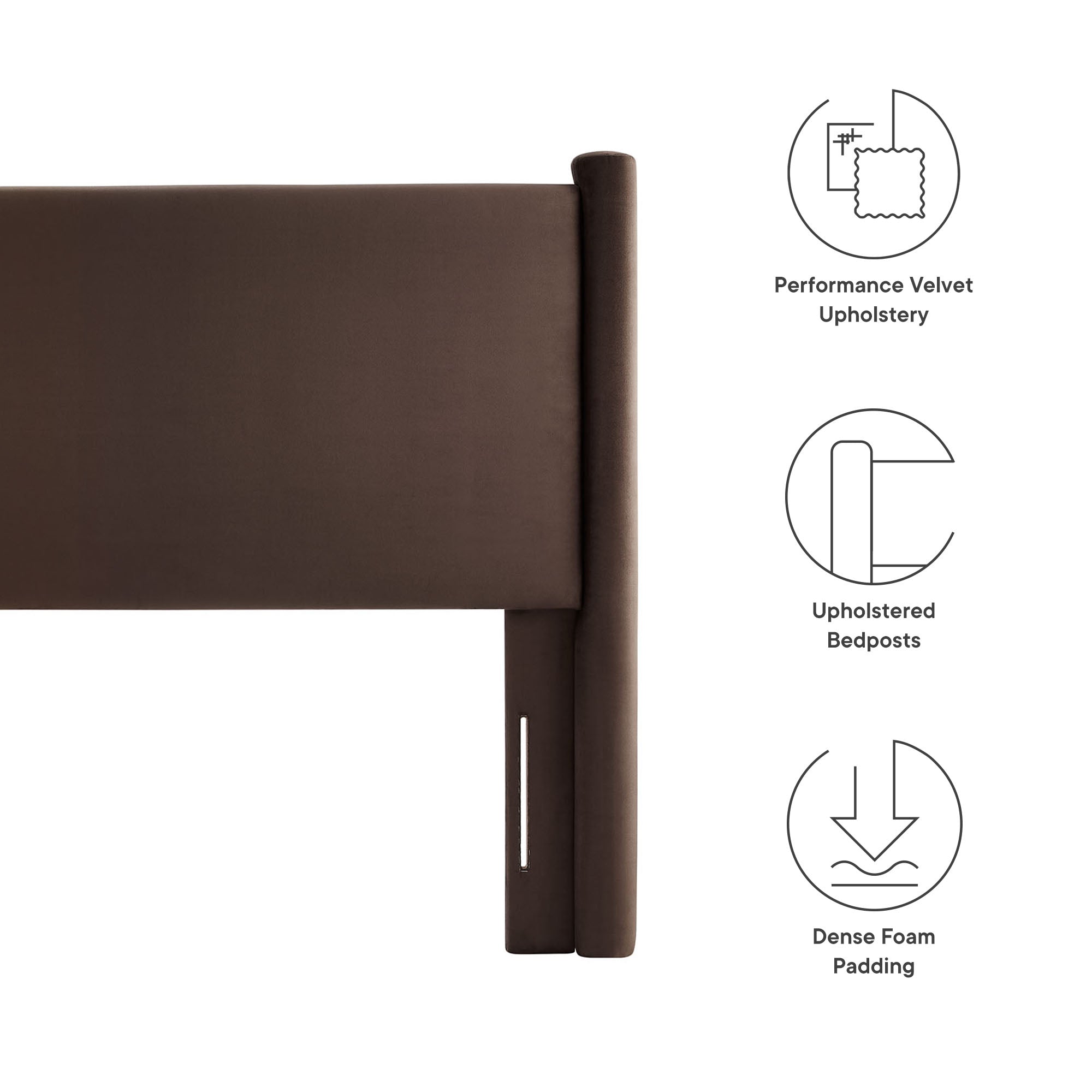 Rael Performance Velvet Headboard by Modway