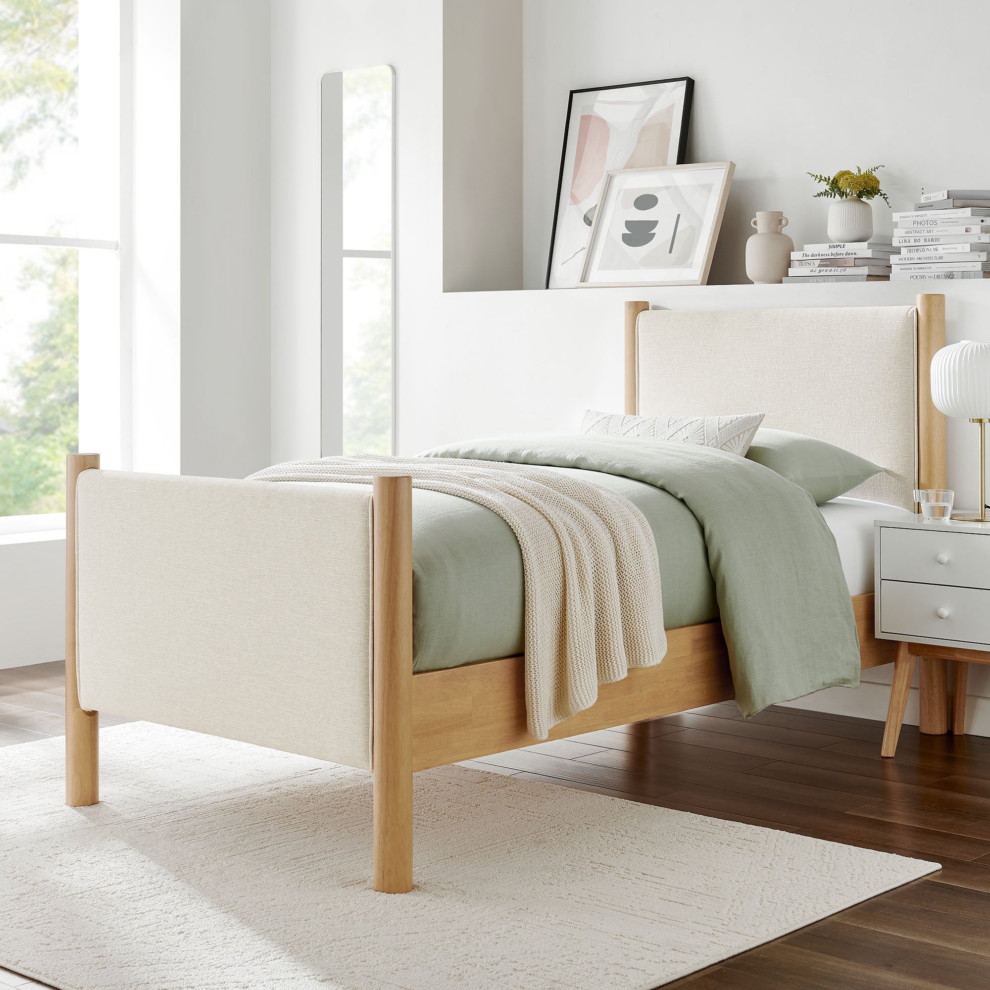 Maven Upholstered Platform Bed by Modway