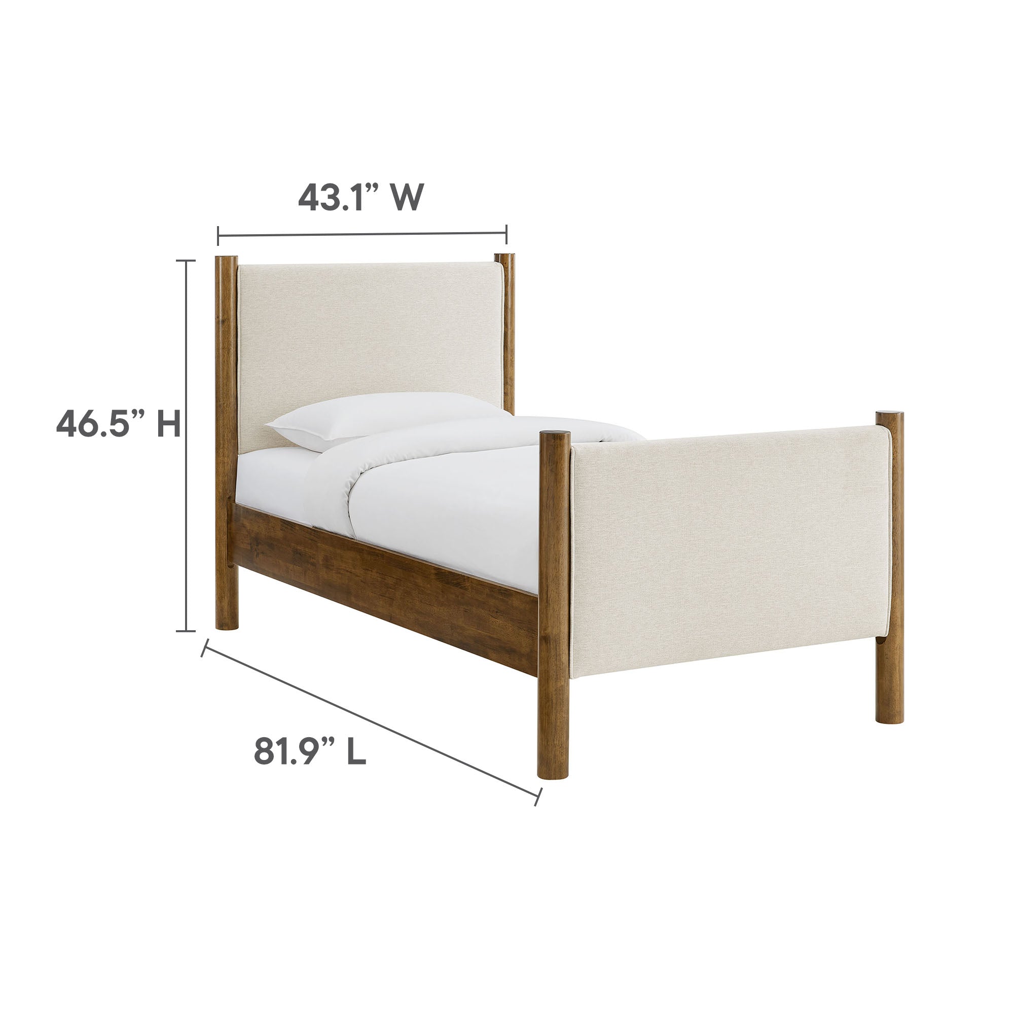 Maven Upholstered Platform Bed by Modway