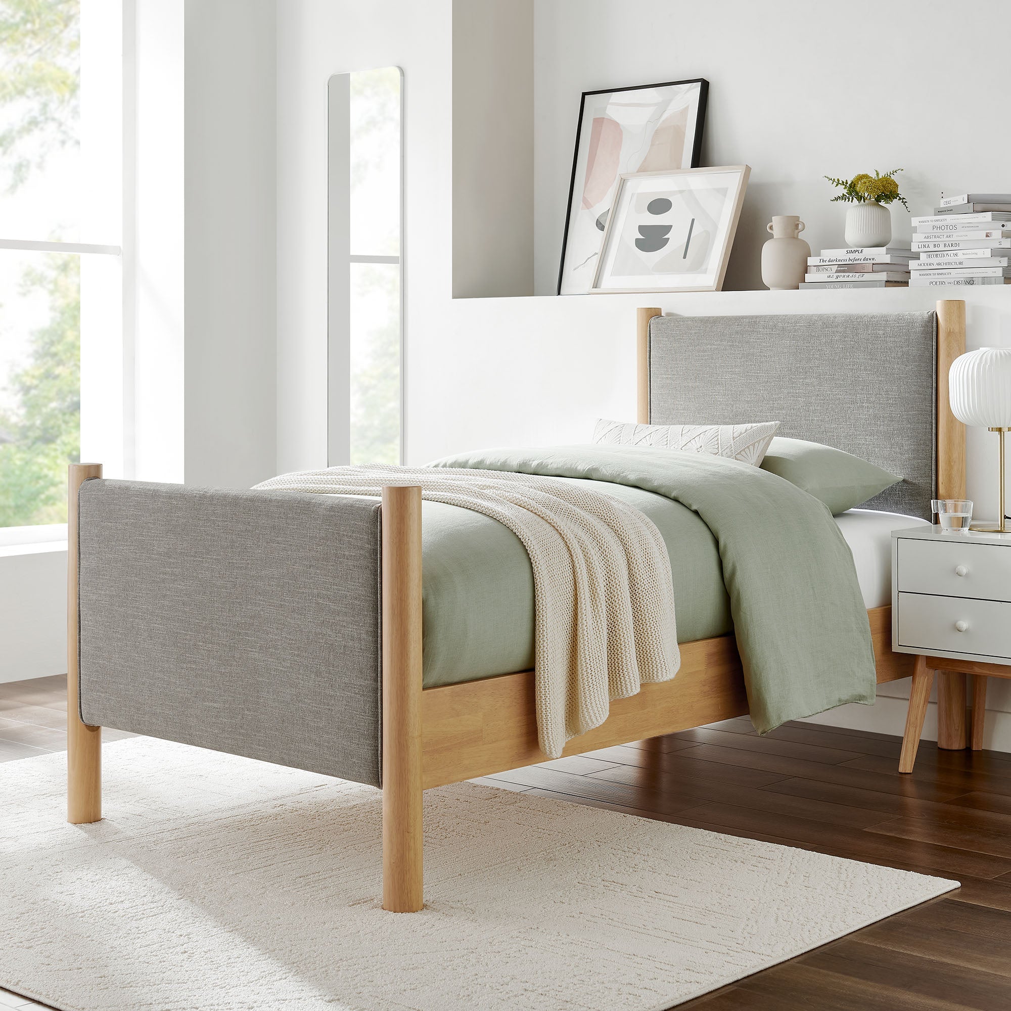 Maven Upholstered Platform Bed by Modway