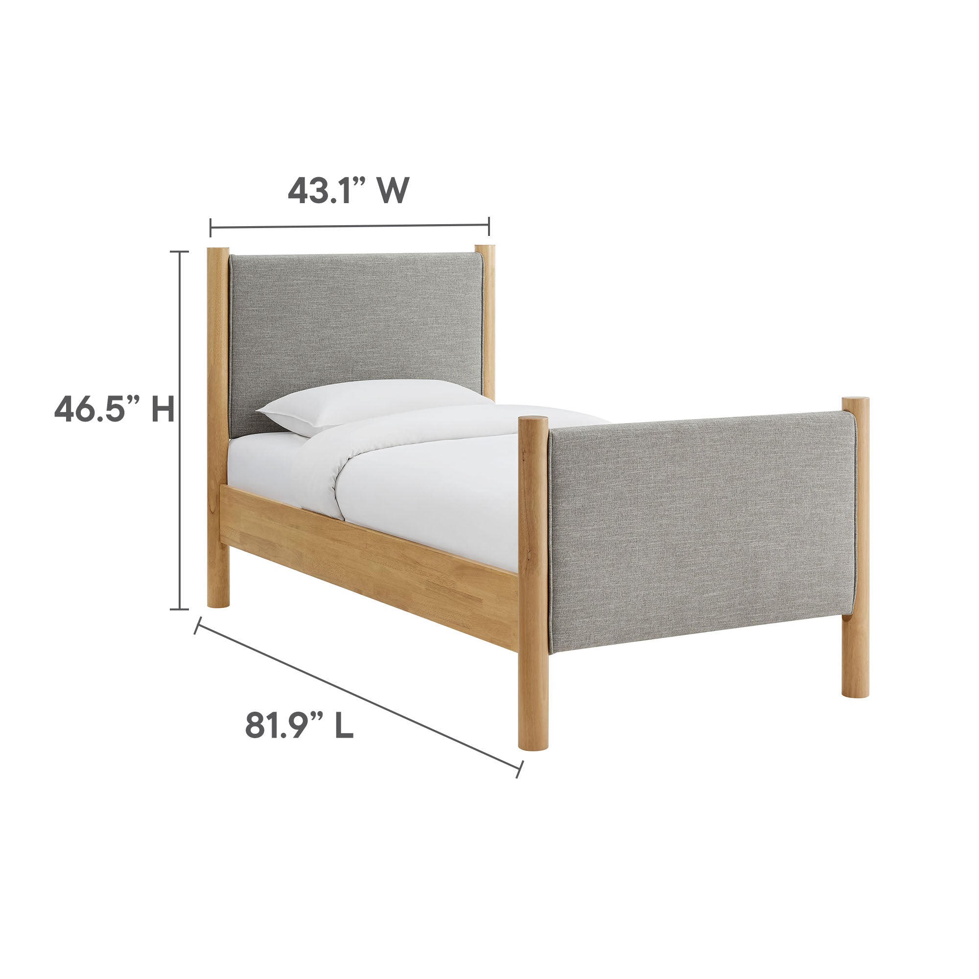 Maven Upholstered Platform Bed by Modway