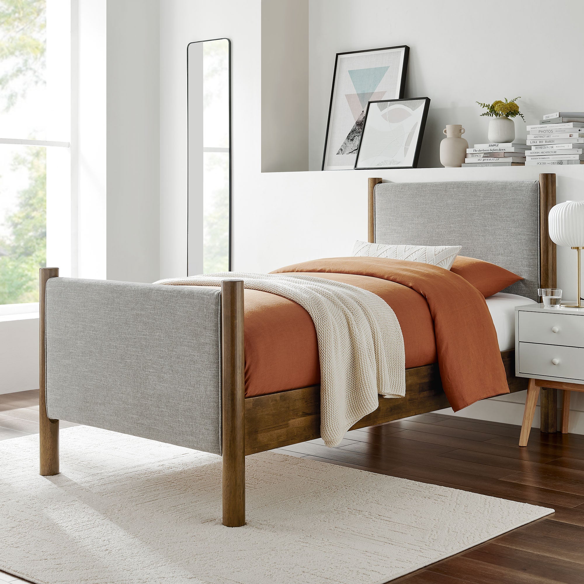 Maven Upholstered Platform Bed by Modway