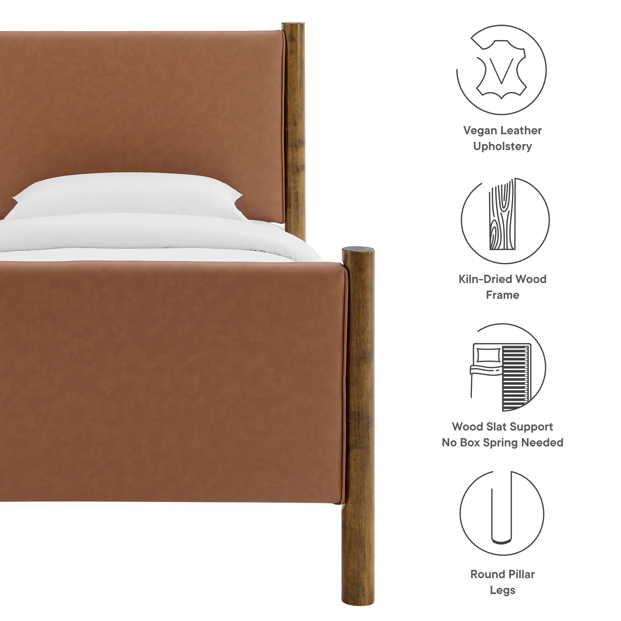 Maven Upholstered Platform Bed by Modway