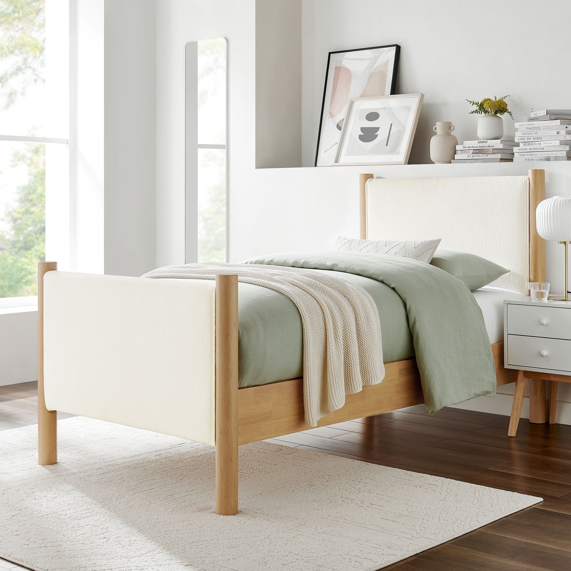 Maven Upholstered Platform Bed by Modway