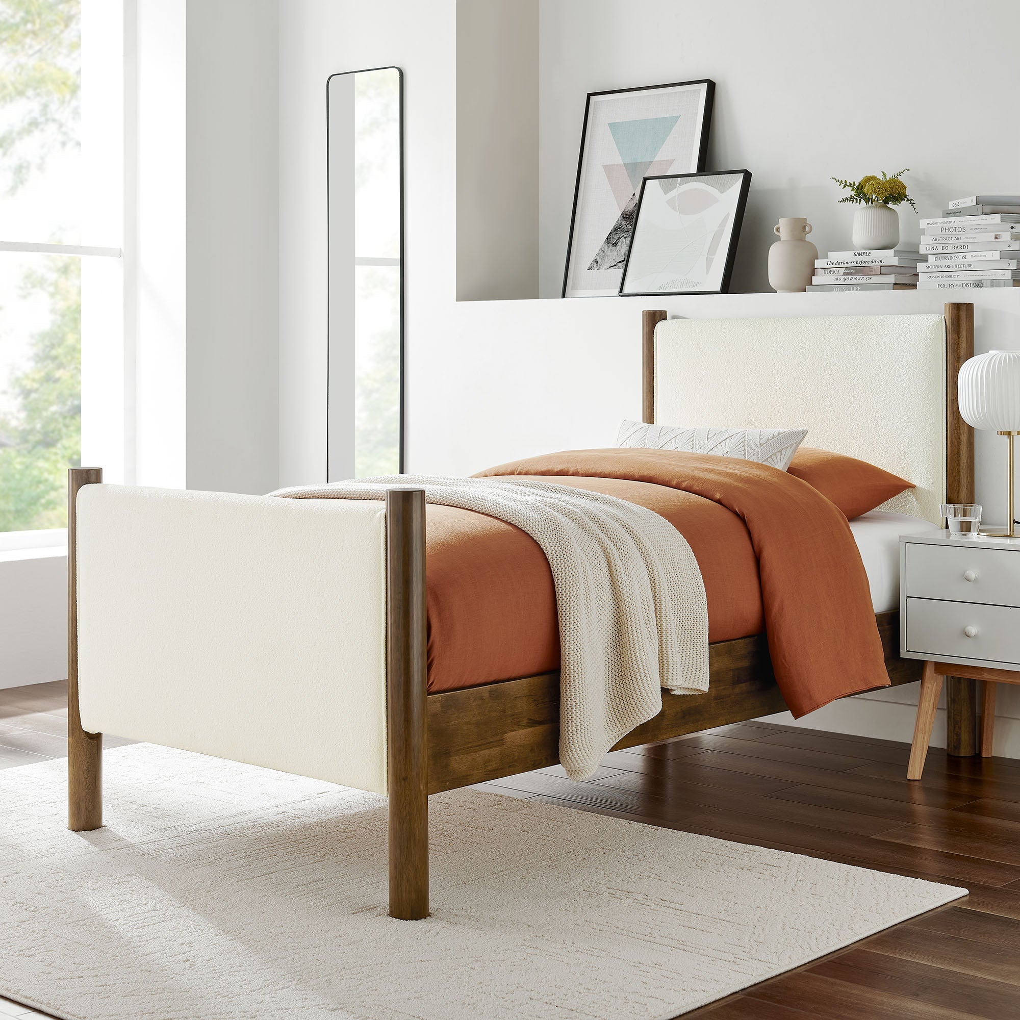 Maven Upholstered Platform Bed by Modway