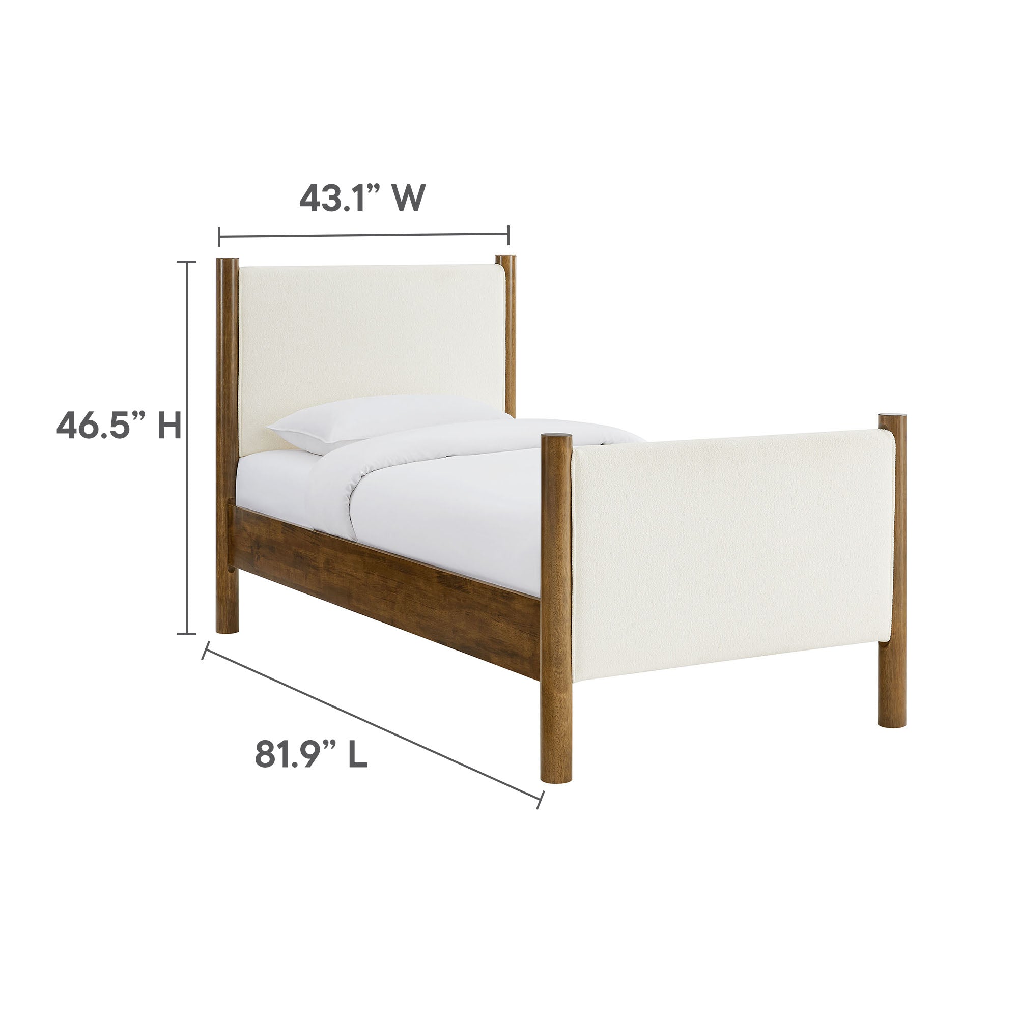Maven Upholstered Platform Bed by Modway
