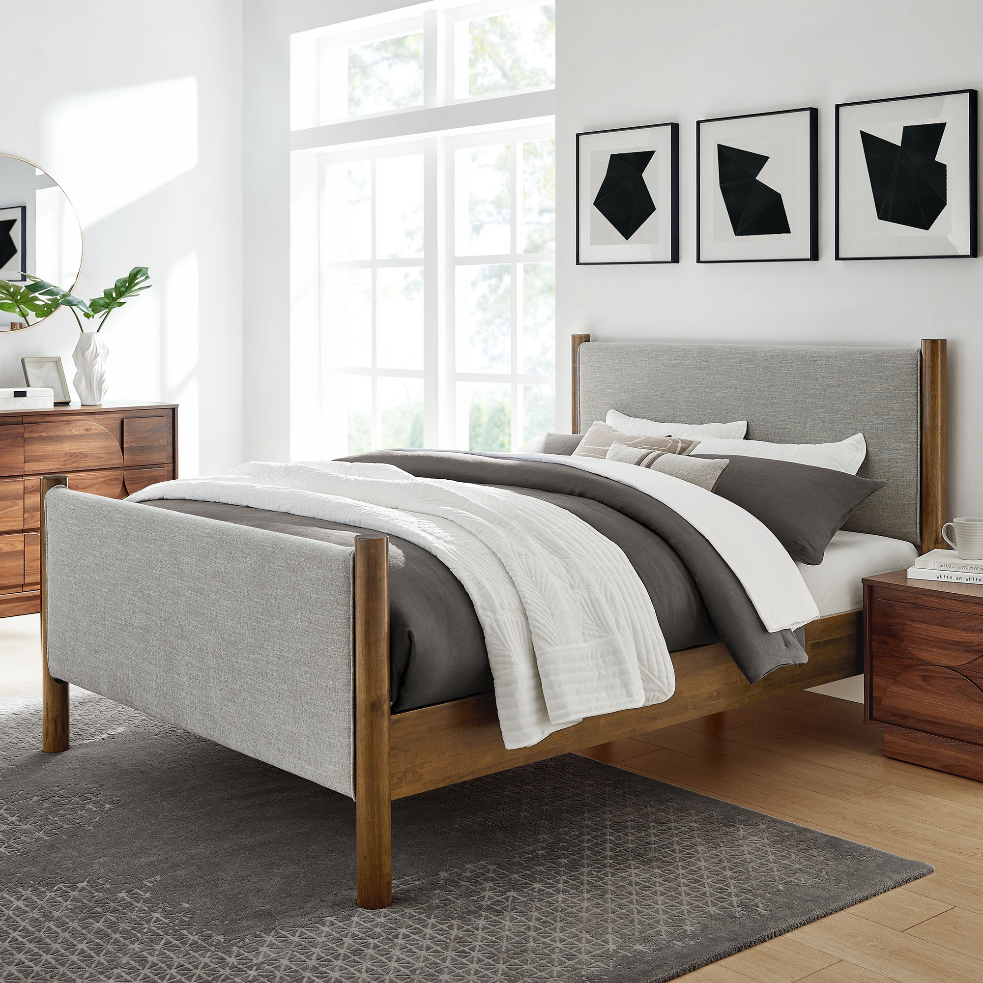 Maven Upholstered Platform Bed by Modway