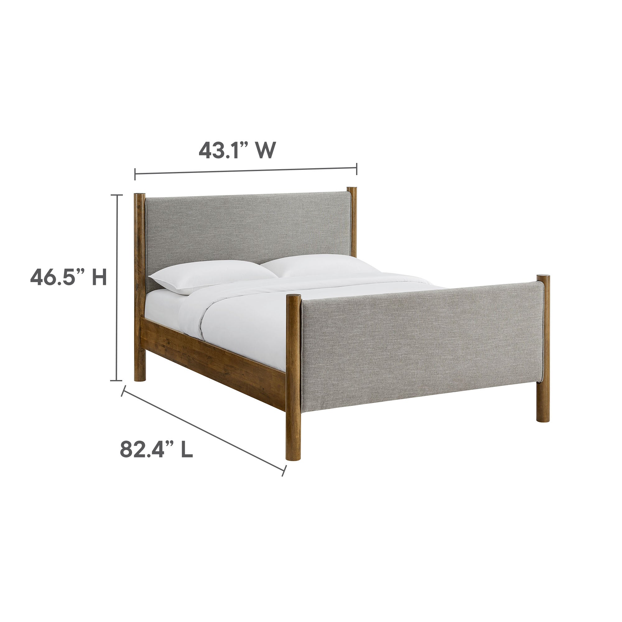 Maven Upholstered Platform Bed by Modway