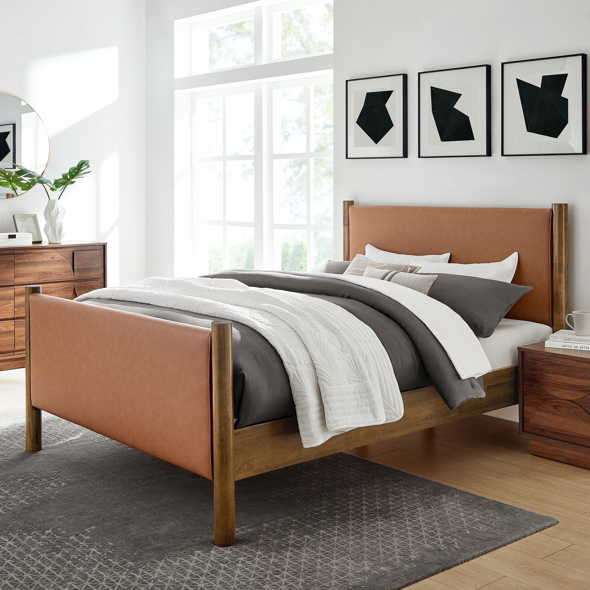 Maven Upholstered Platform Bed by Modway