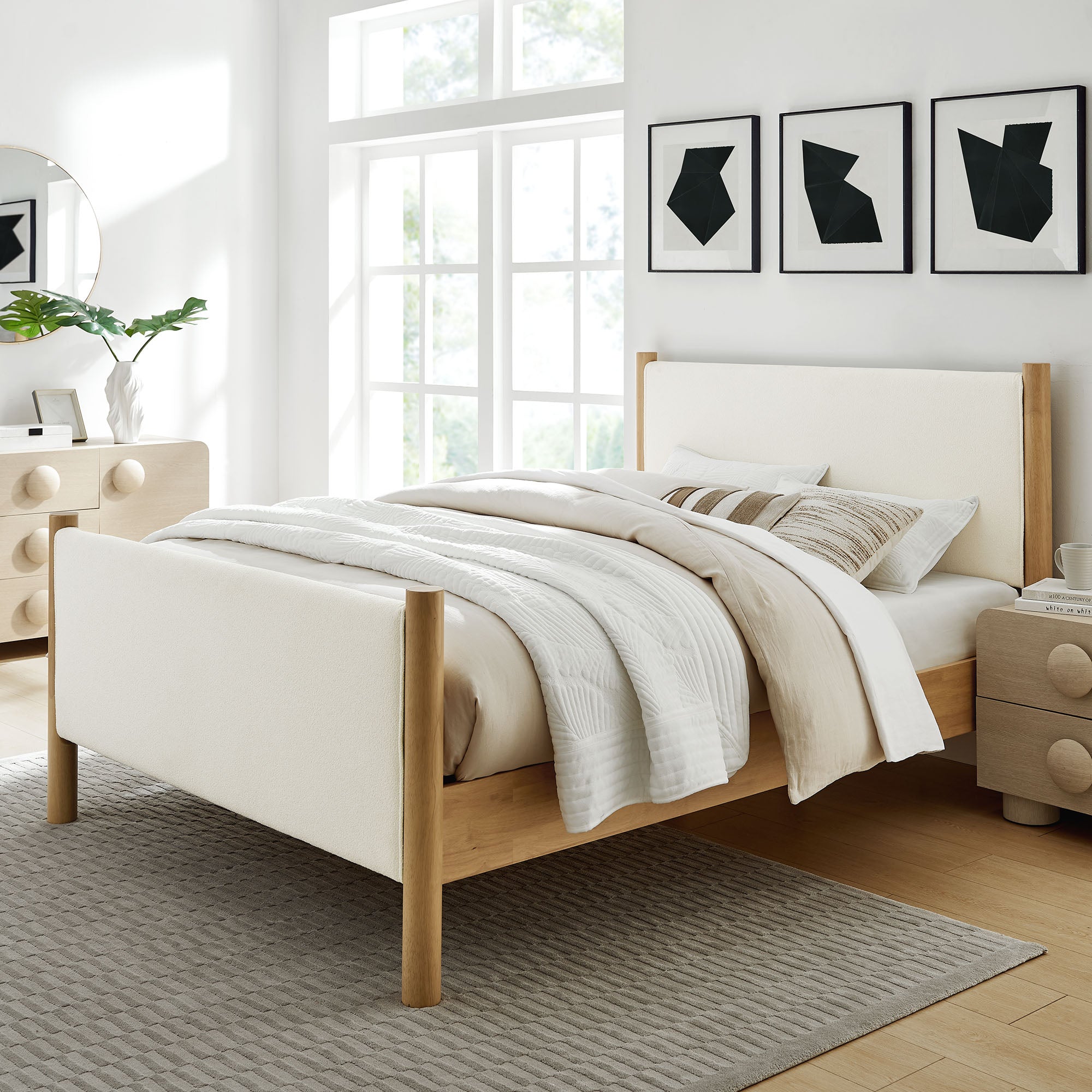 Maven Upholstered Platform Bed by Modway