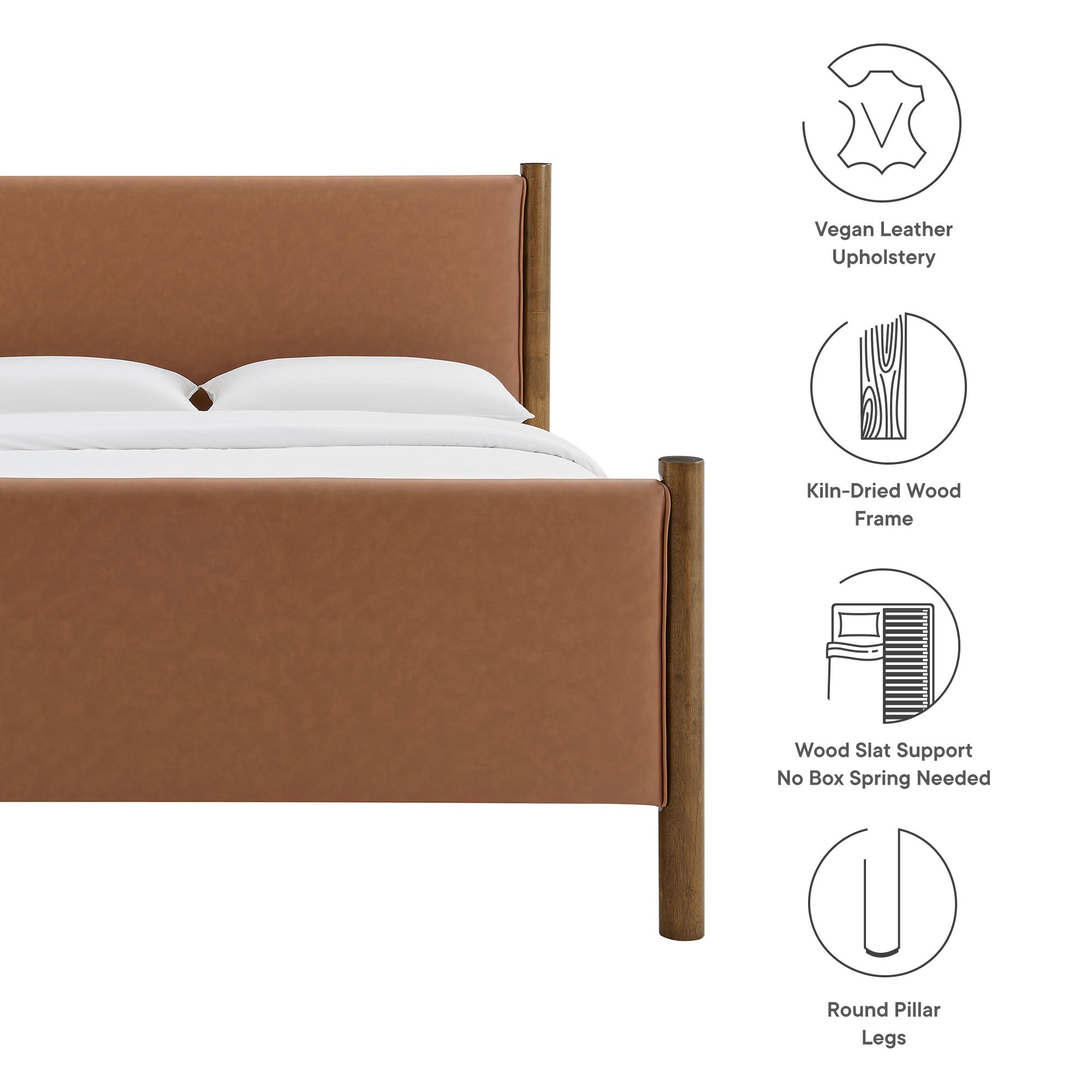 Maven Upholstered Platform Bed by Modway