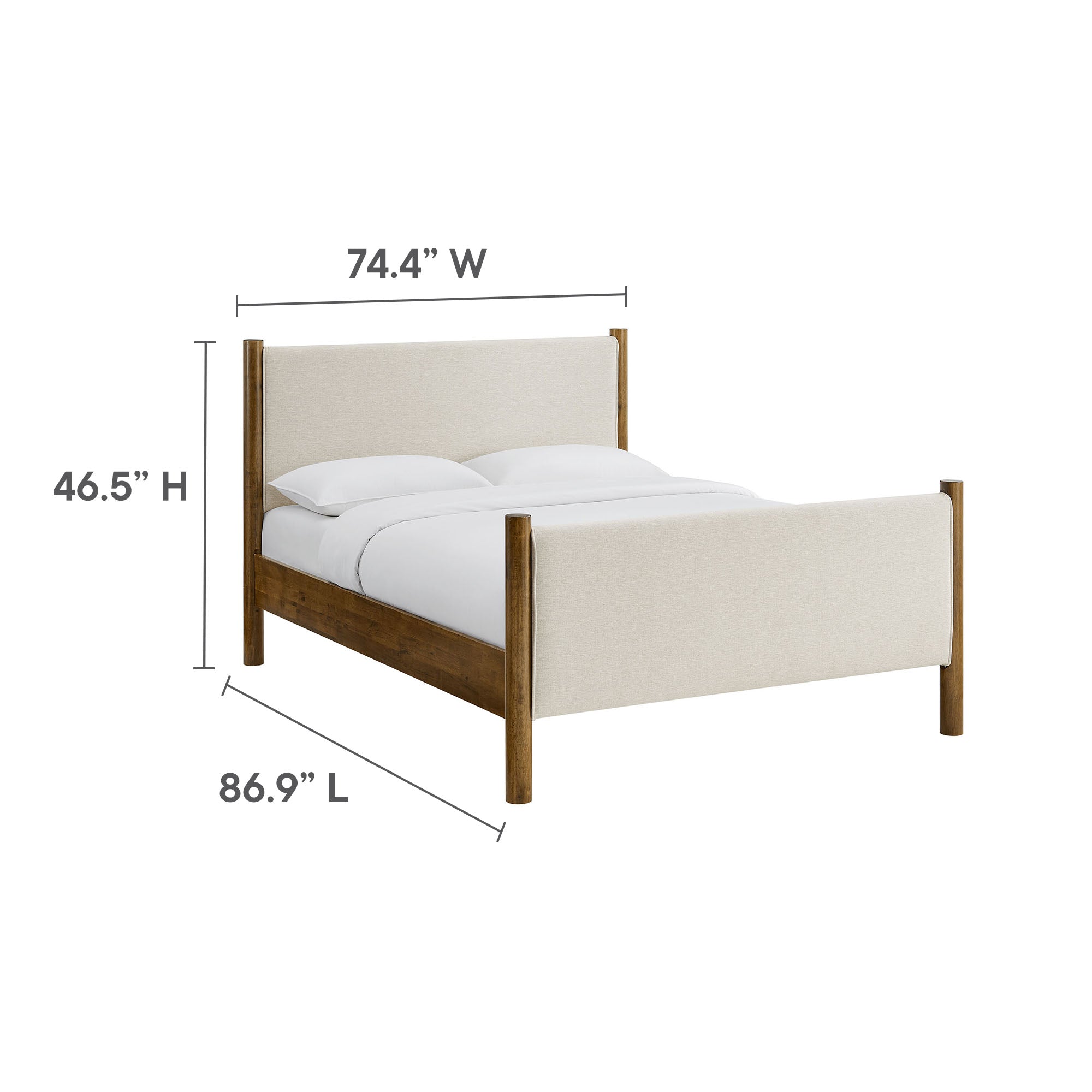 Maven Upholstered Platform Bed by Modway