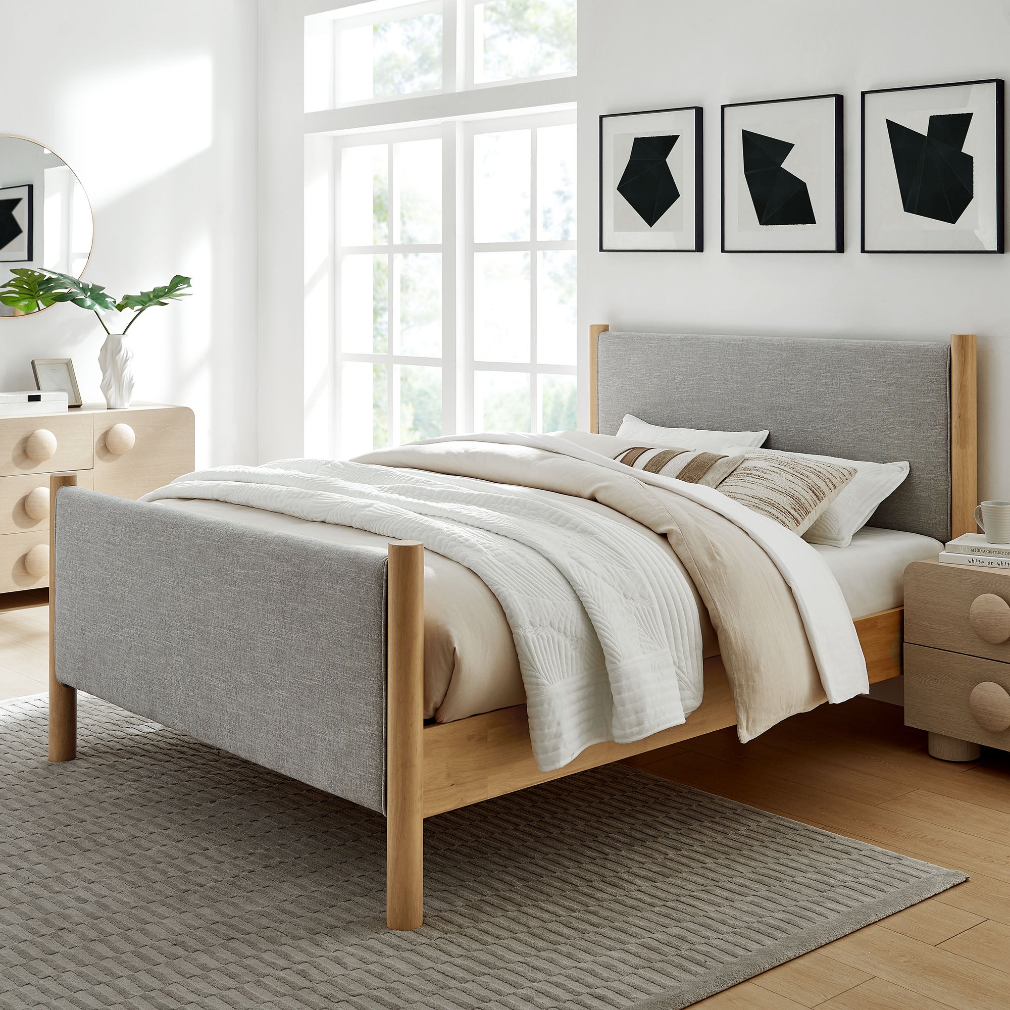 Maven Upholstered Platform Bed by Modway
