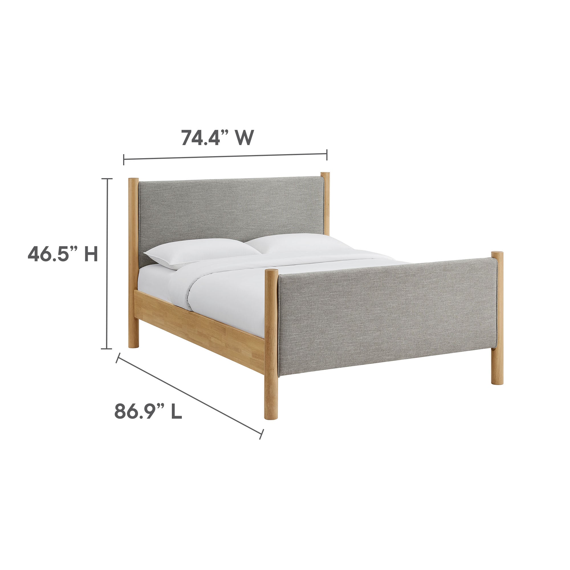 Maven Upholstered Platform Bed by Modway