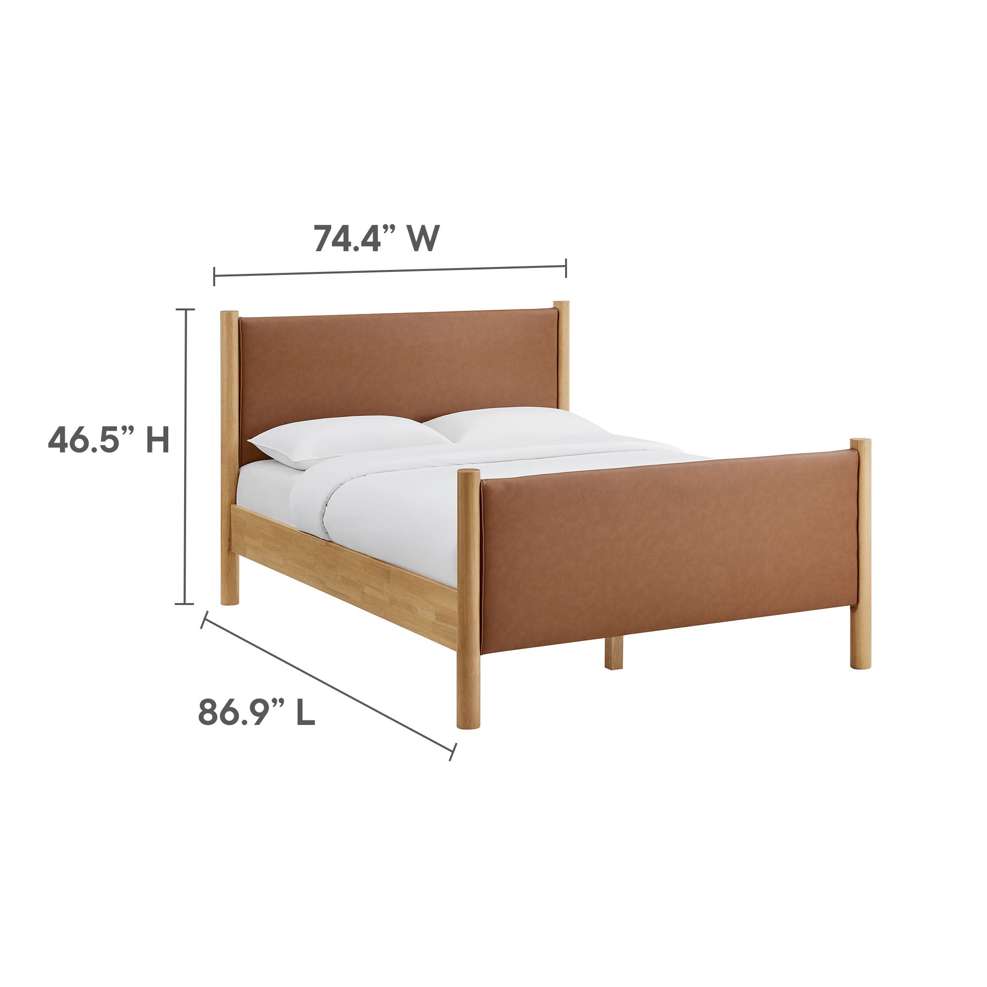 Maven Upholstered Platform Bed by Modway