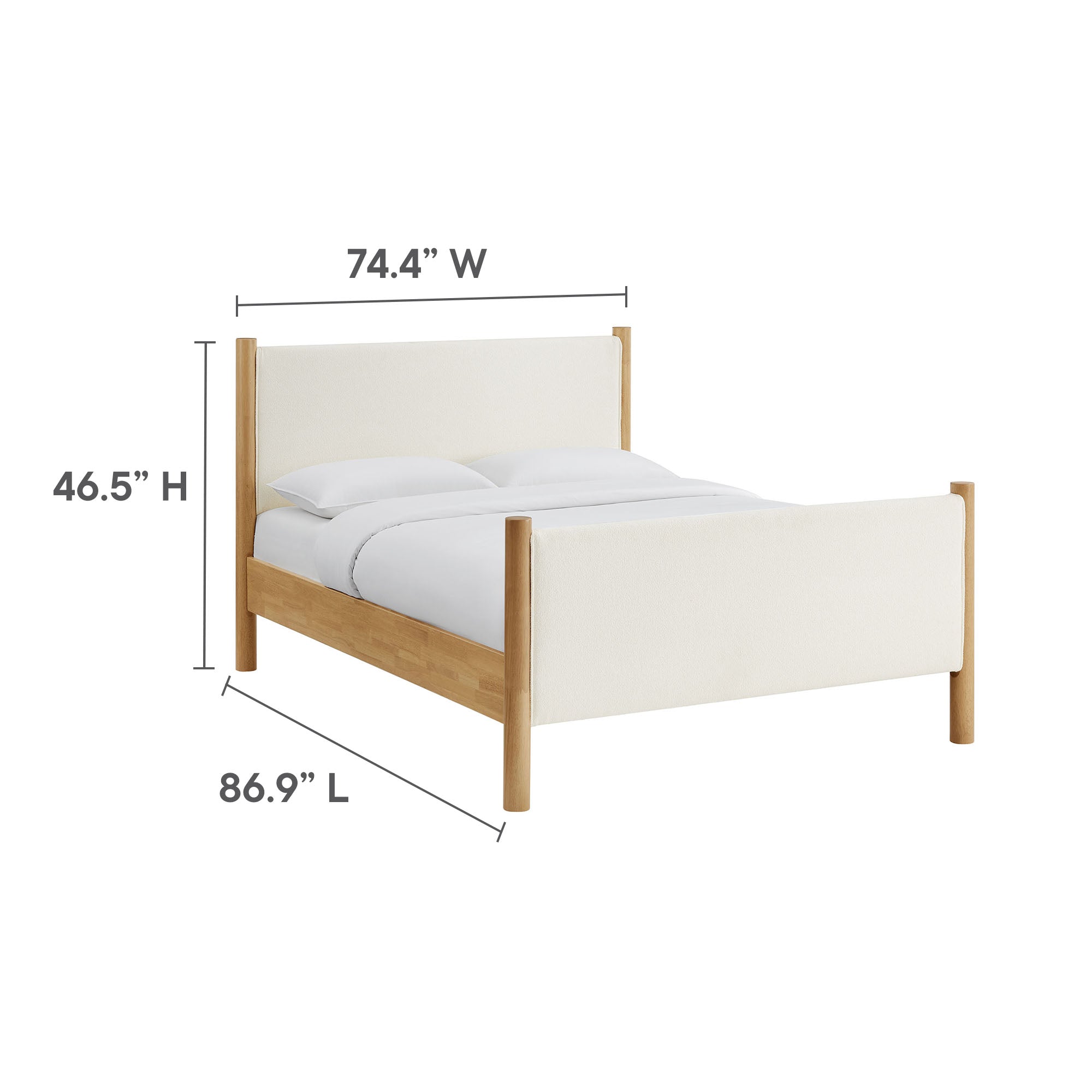 Maven Upholstered Platform Bed by Modway