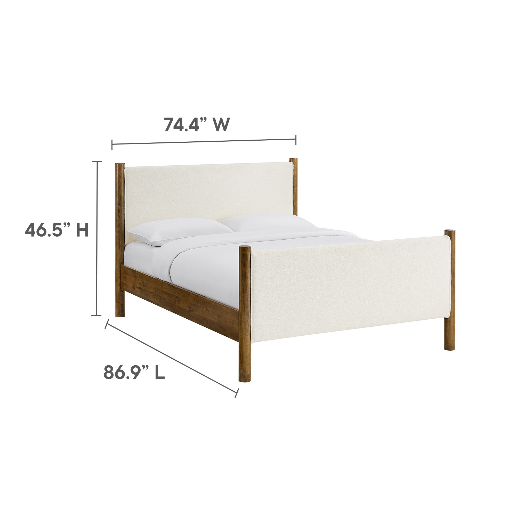 Maven Upholstered Platform Bed by Modway