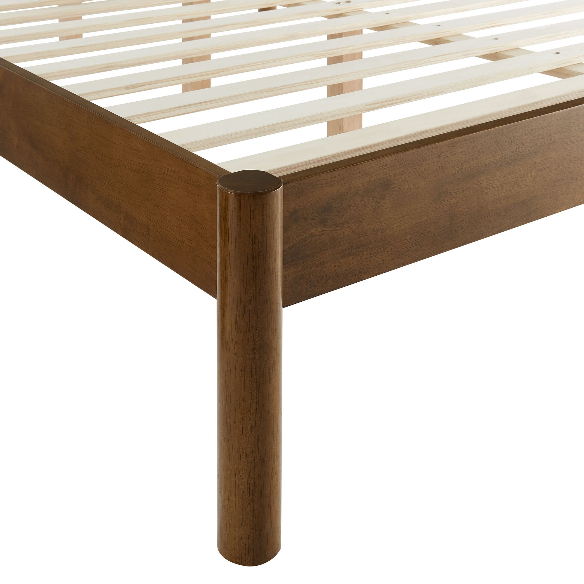 Olea Channel Tufted Boucle Solid Wood Platform Bed by Modway