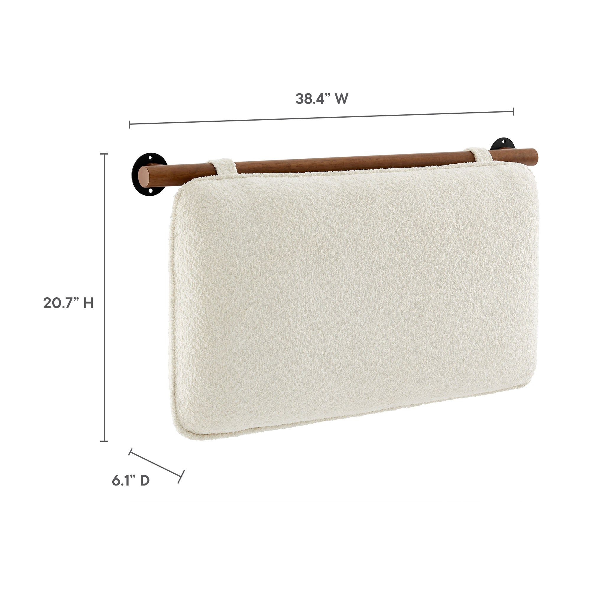 Anela Wall-Mounted Upholstered Headboard by Modway