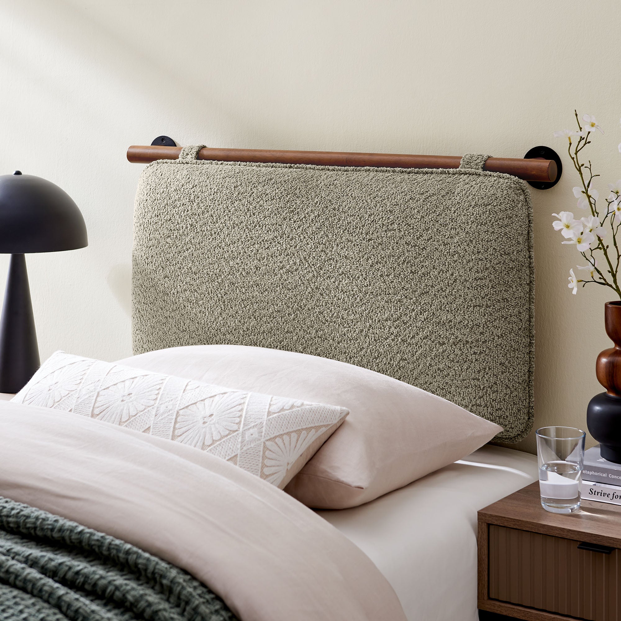 Anela Wall-Mounted Upholstered Headboard by Modway