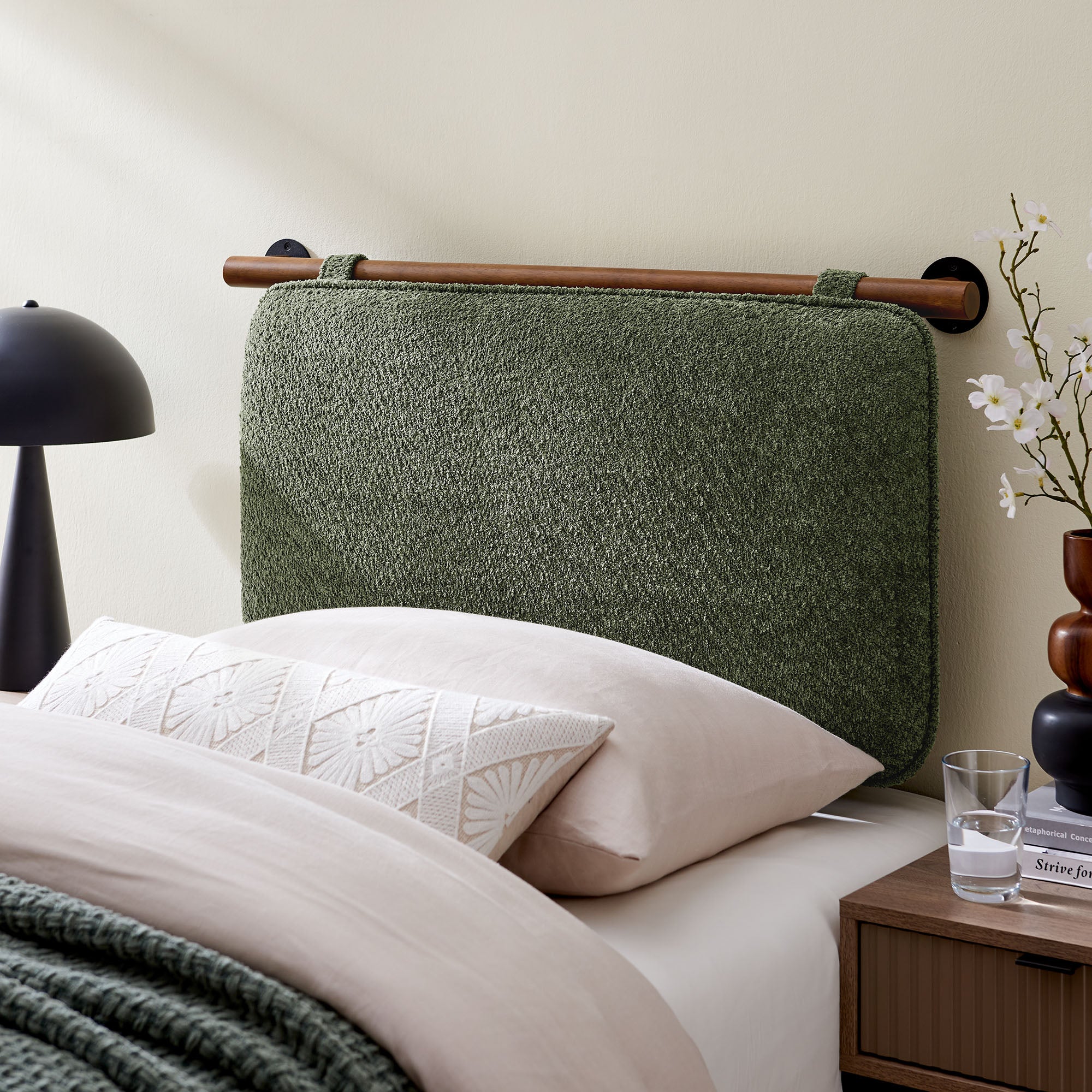 Anela Wall-Mounted Upholstered Headboard by Modway