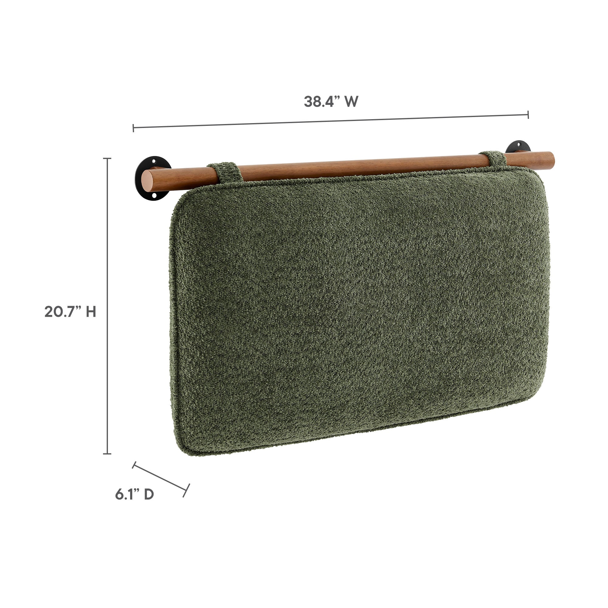 Anela Wall-Mounted Upholstered Headboard by Modway