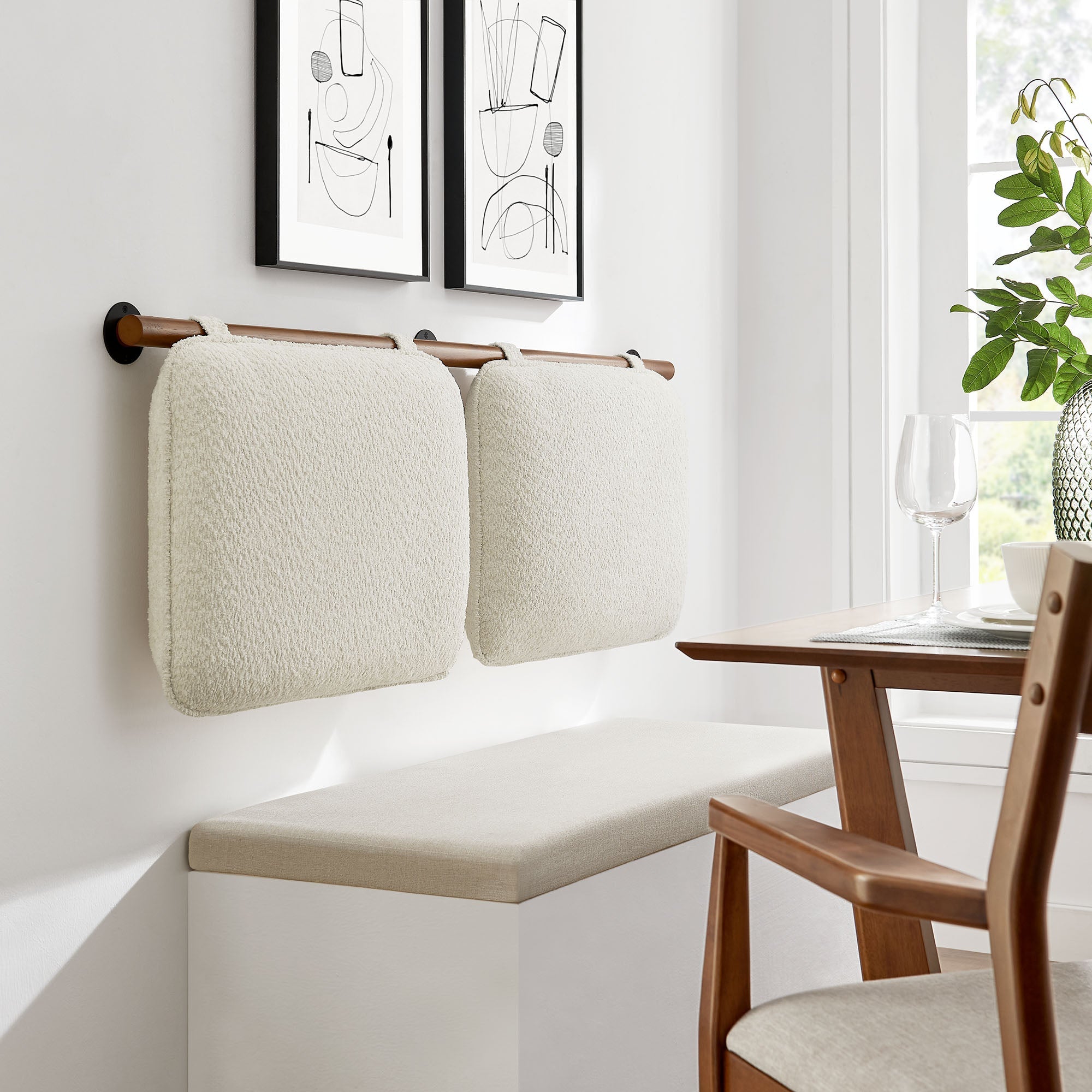 Anela Wall-Mounted Upholstered Headboard by Modway