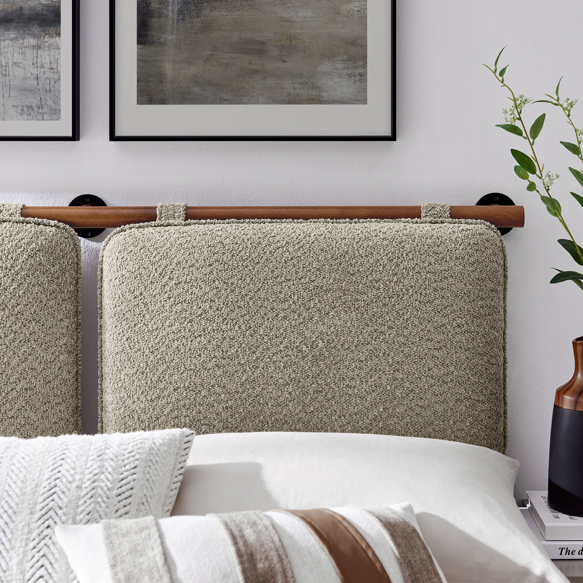 Anela Wall-Mounted Upholstered Headboard by Modway