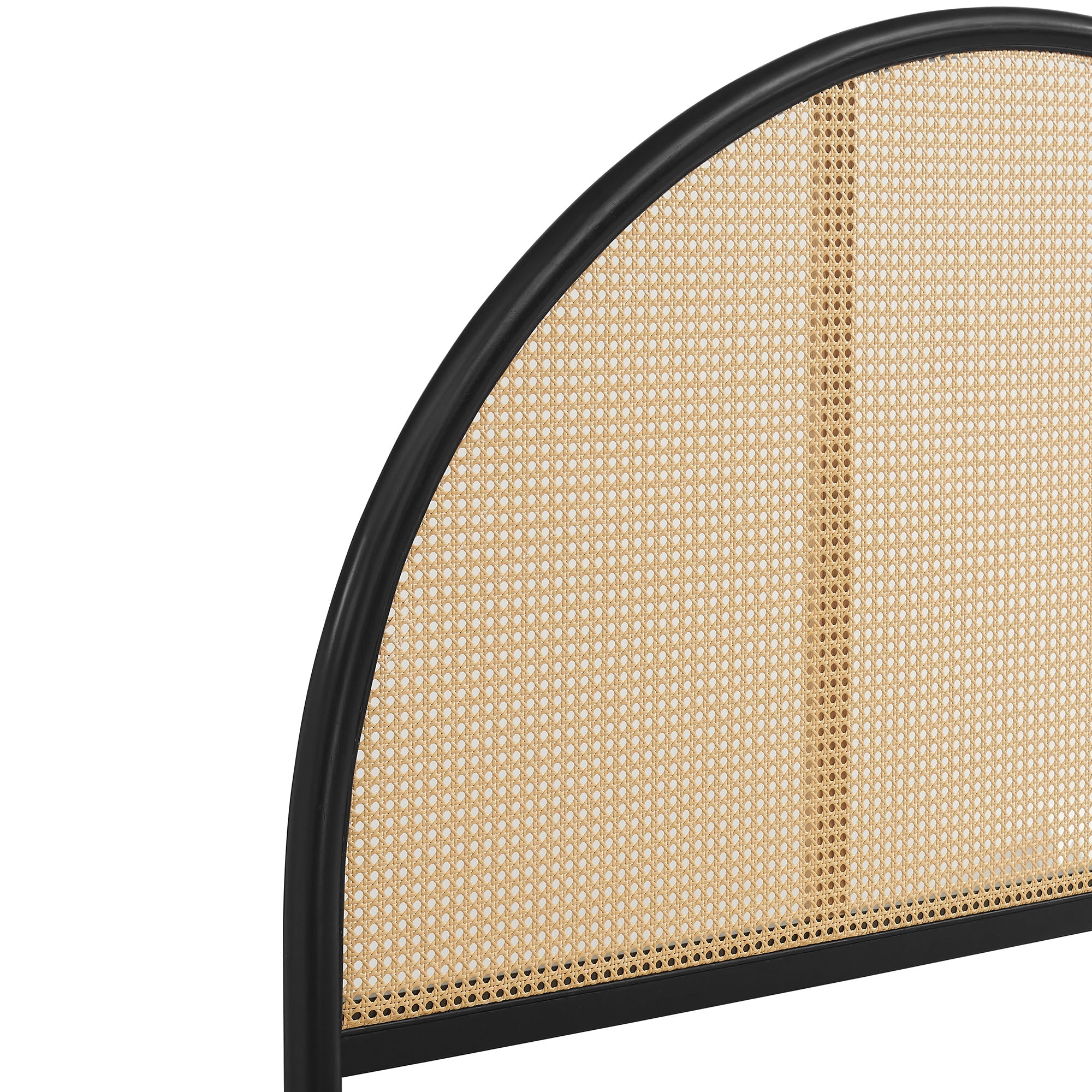 Odette Queen Arched Rattan Cane Platform Bed by Modway