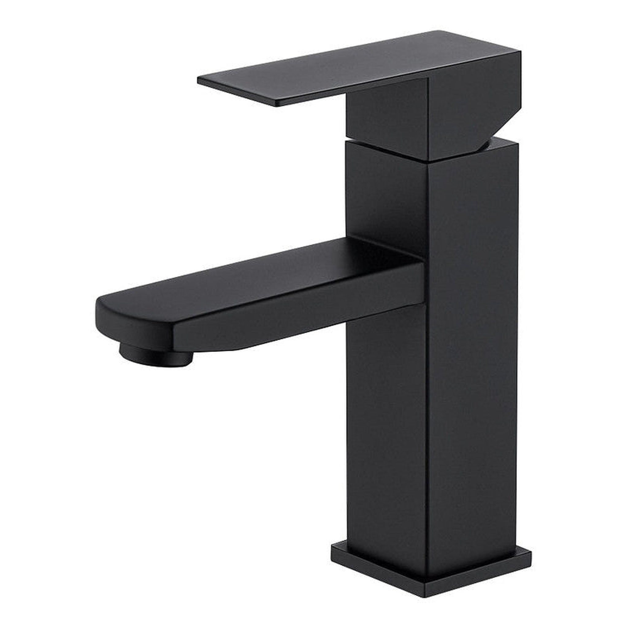 BathCraft Nelli 6" x 7" Single Hole Matte Black Faucet